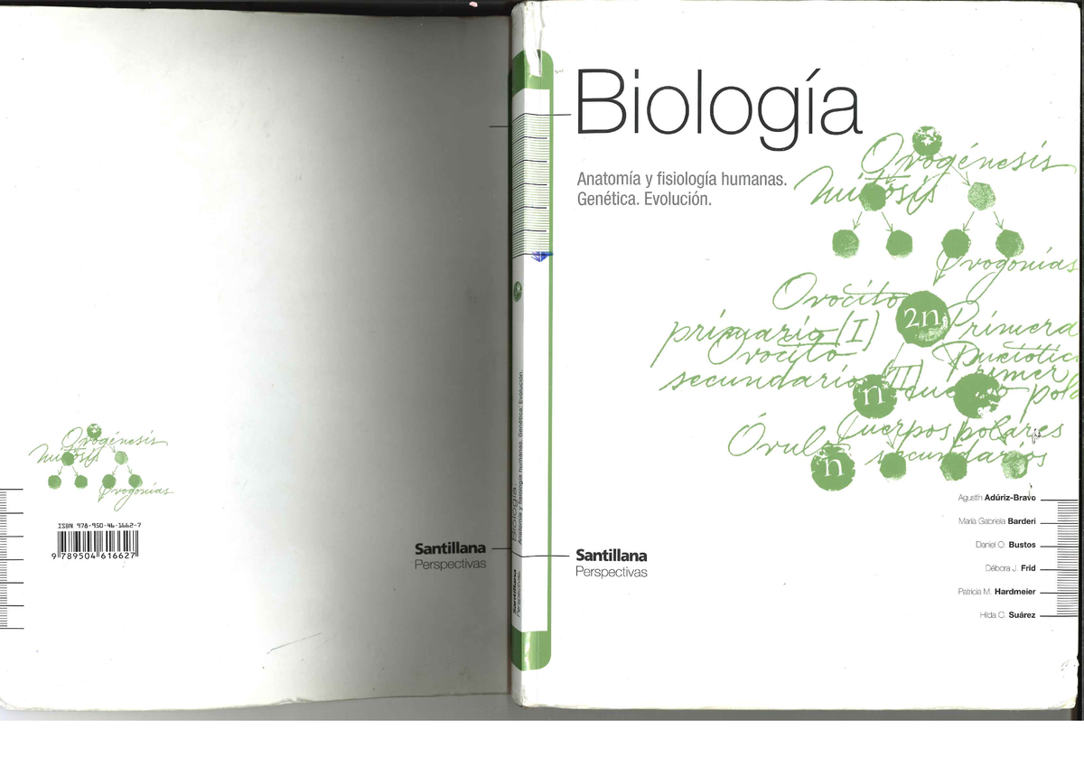 Biologia Anatomia Y Fisiologia Humana Santillana