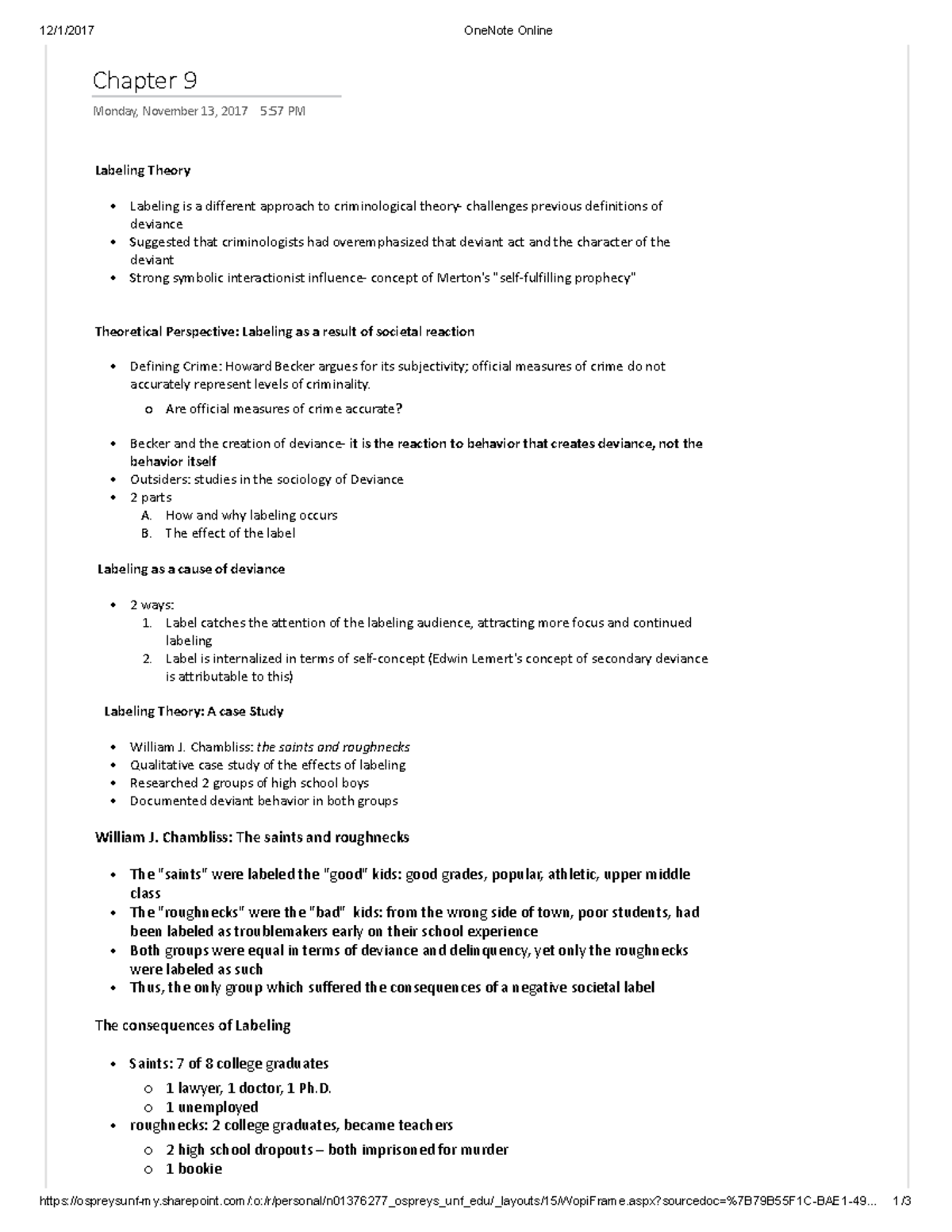 Chap.9 notes - 12/1/2017 OneNote Online - Studocu