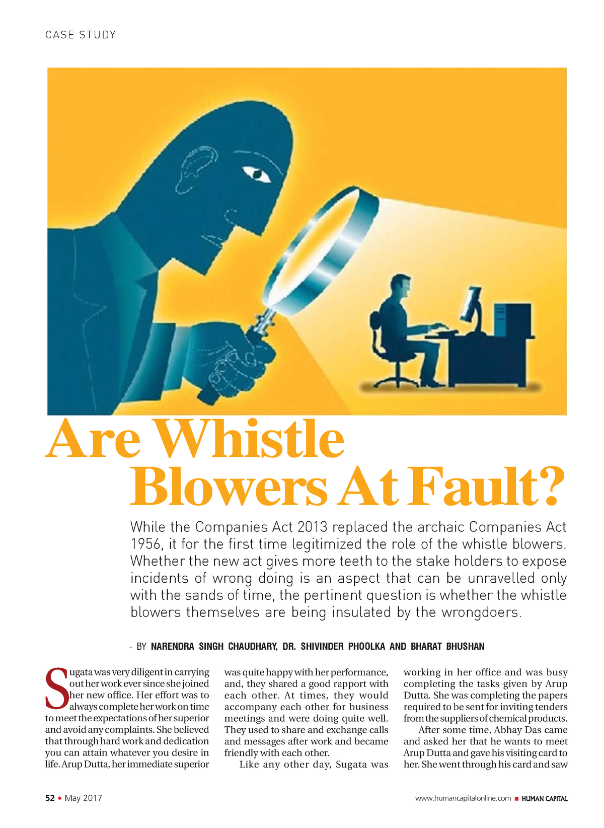 case study on whistleblowing in india