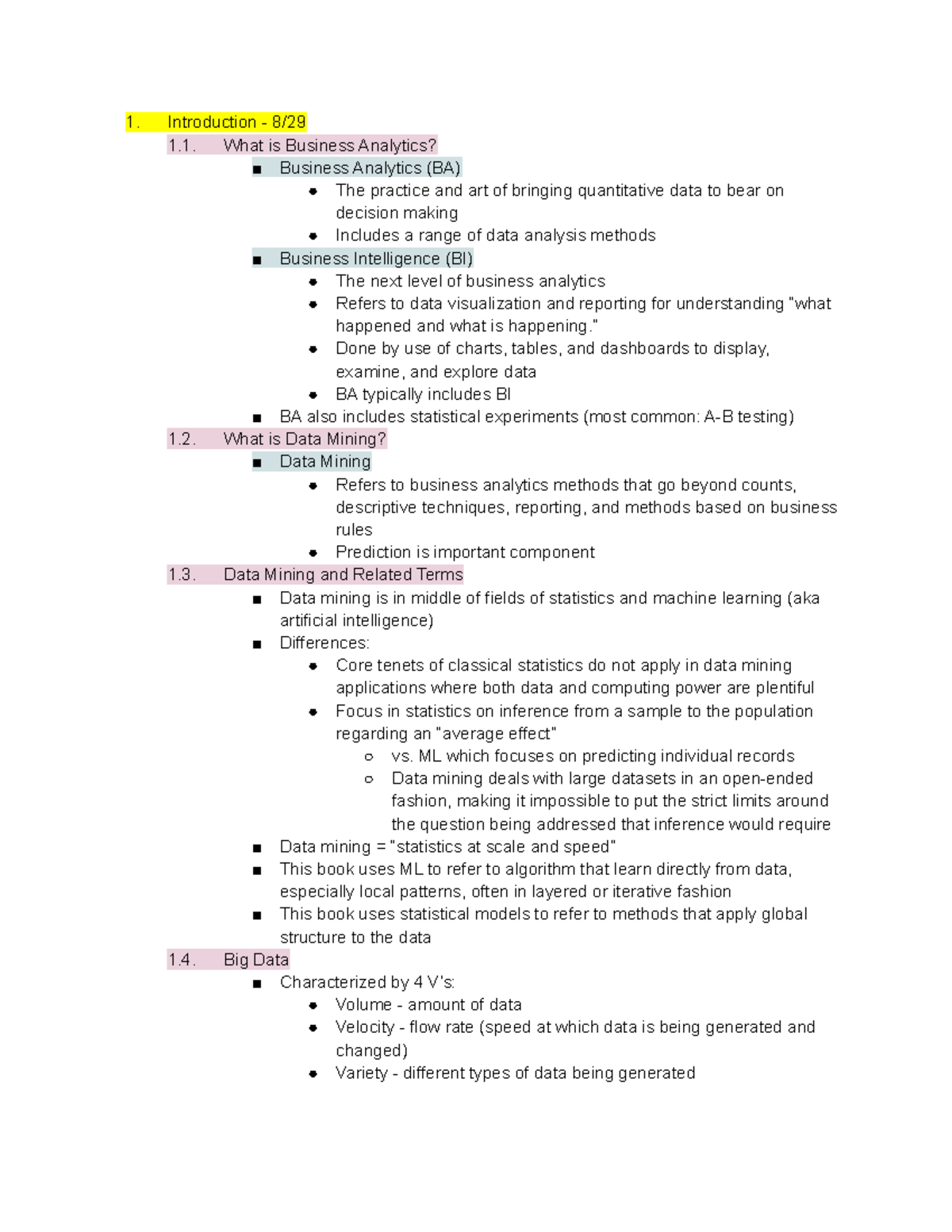 Data Mining Chapter 1 Introduction - Introduction - 8/ What is Business ...