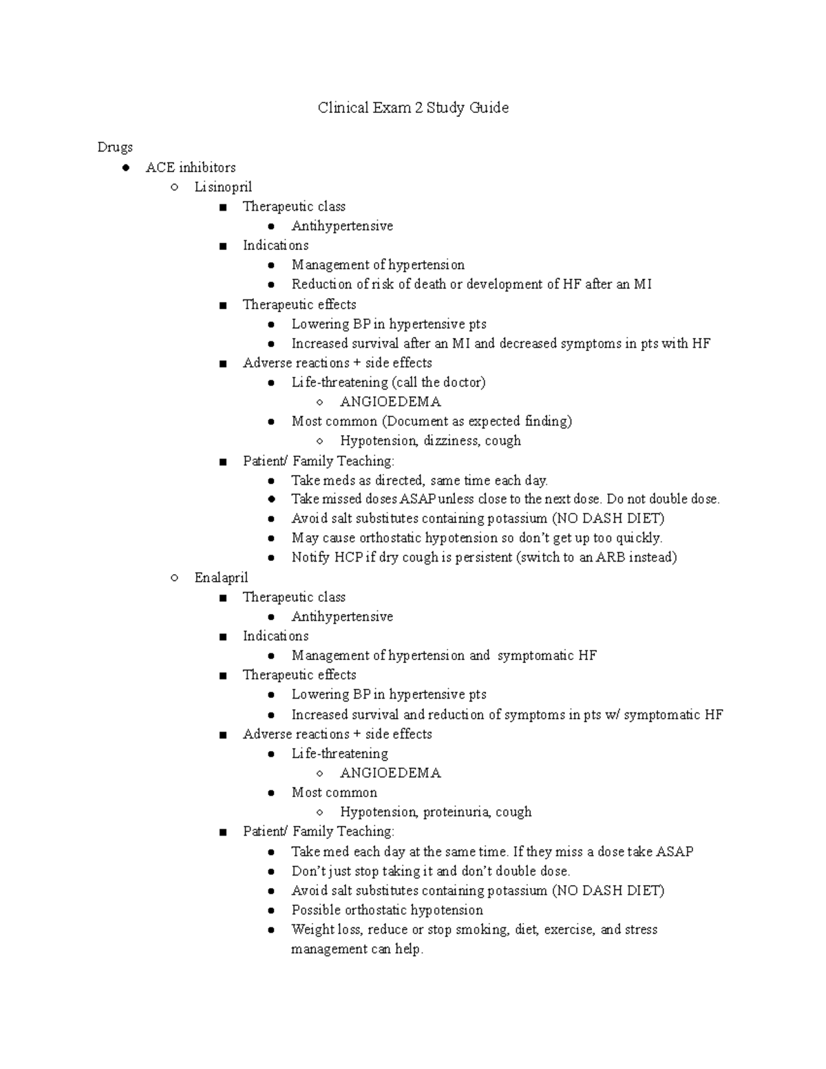 Ace Your Next Exam: The Ultimate Lisinopril Ati Guide - unjgeib