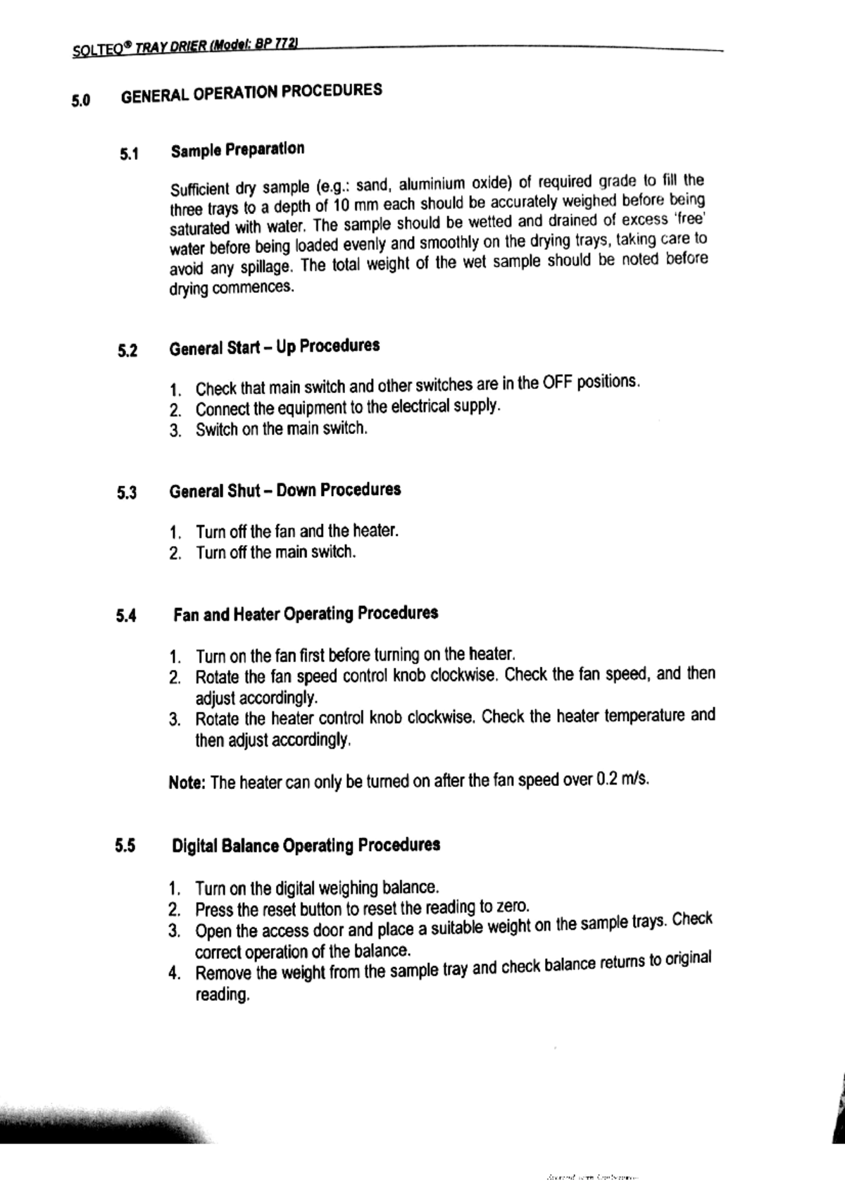 Tray dryer RATE OF DRYING HeatTransfer II Studocu