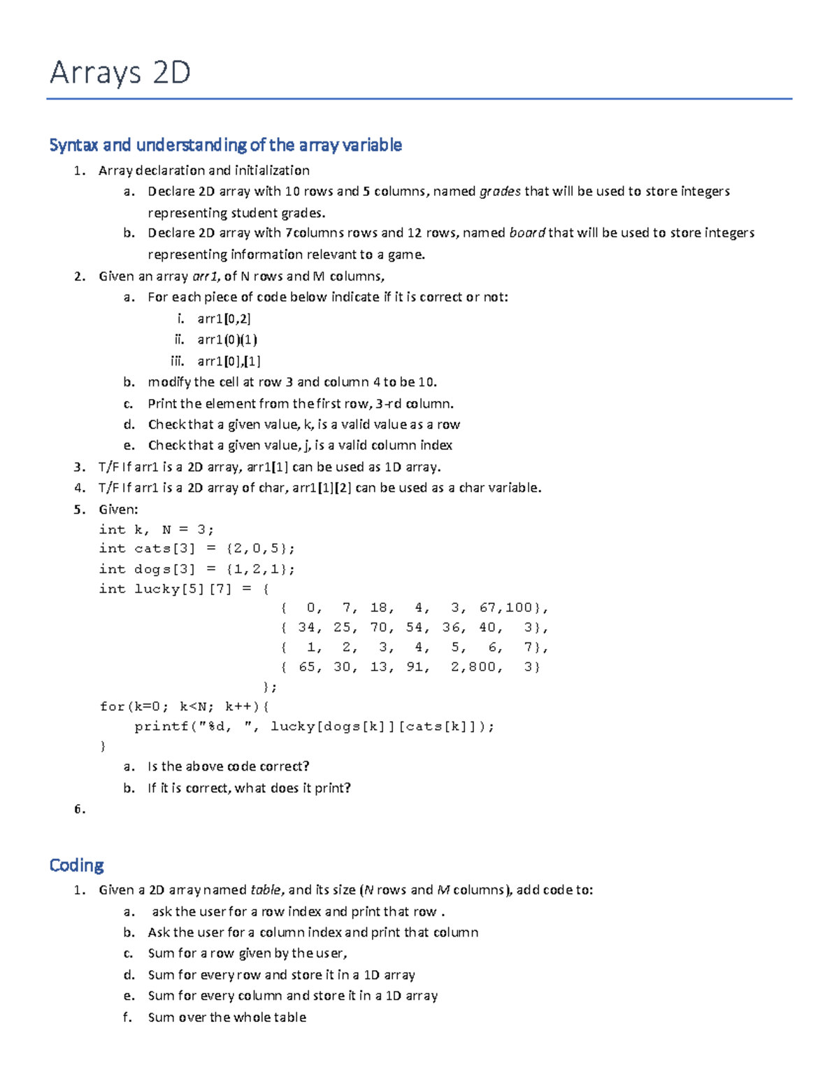 array spread assignment