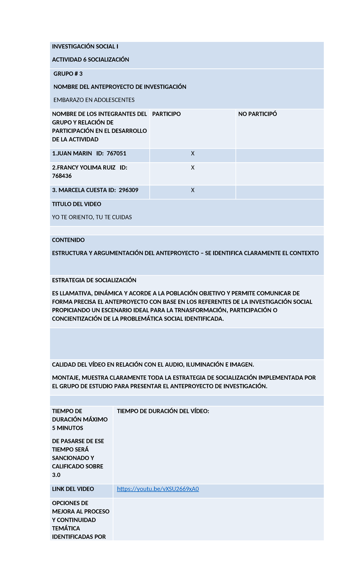 Actividad 6 Formato - dgfd hg fgjh - INVESTIGACIÓN SOCIAL I ACTIVIDAD 6 ...