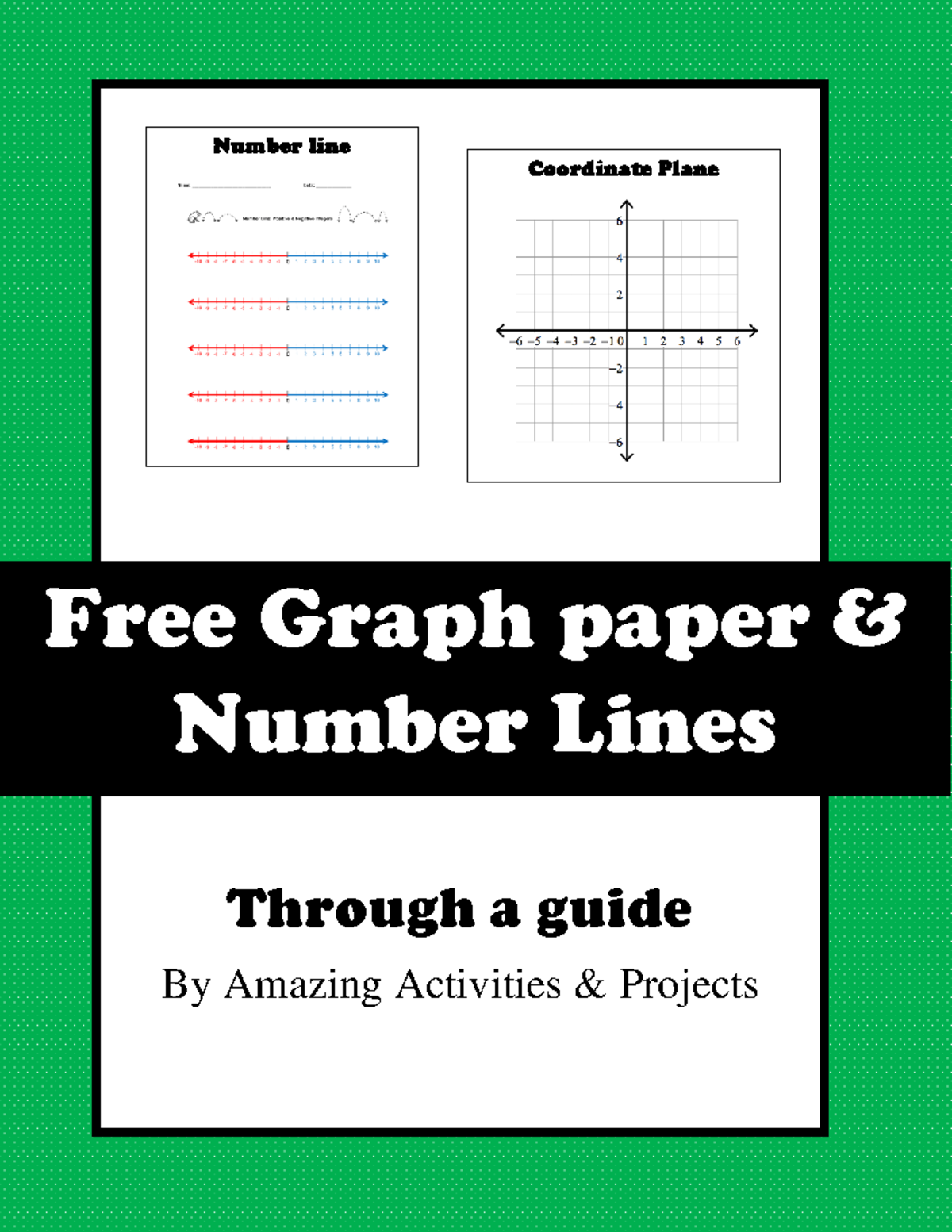 Free Graphpaper Number Lines Template-1 - Graphs, Grid, and Number Line ...