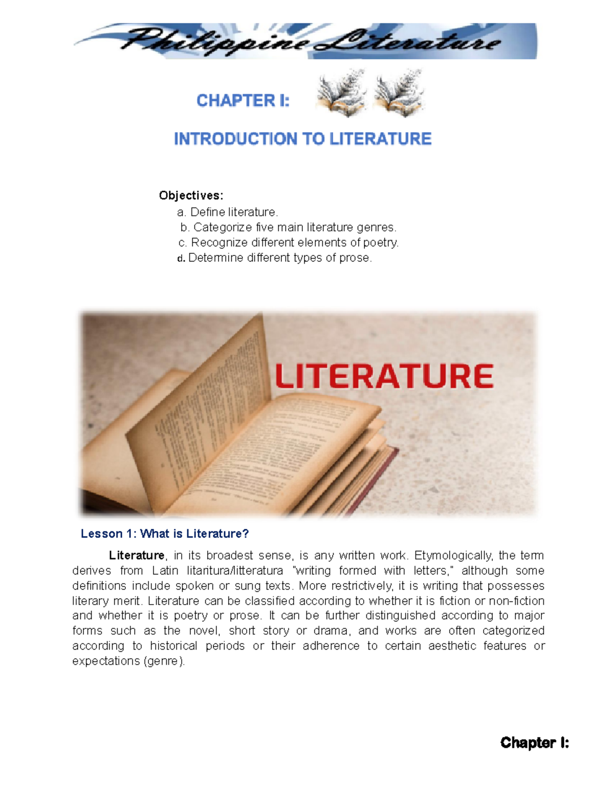 chapter-i-philippine-literature-objectives-a-define-literature-b