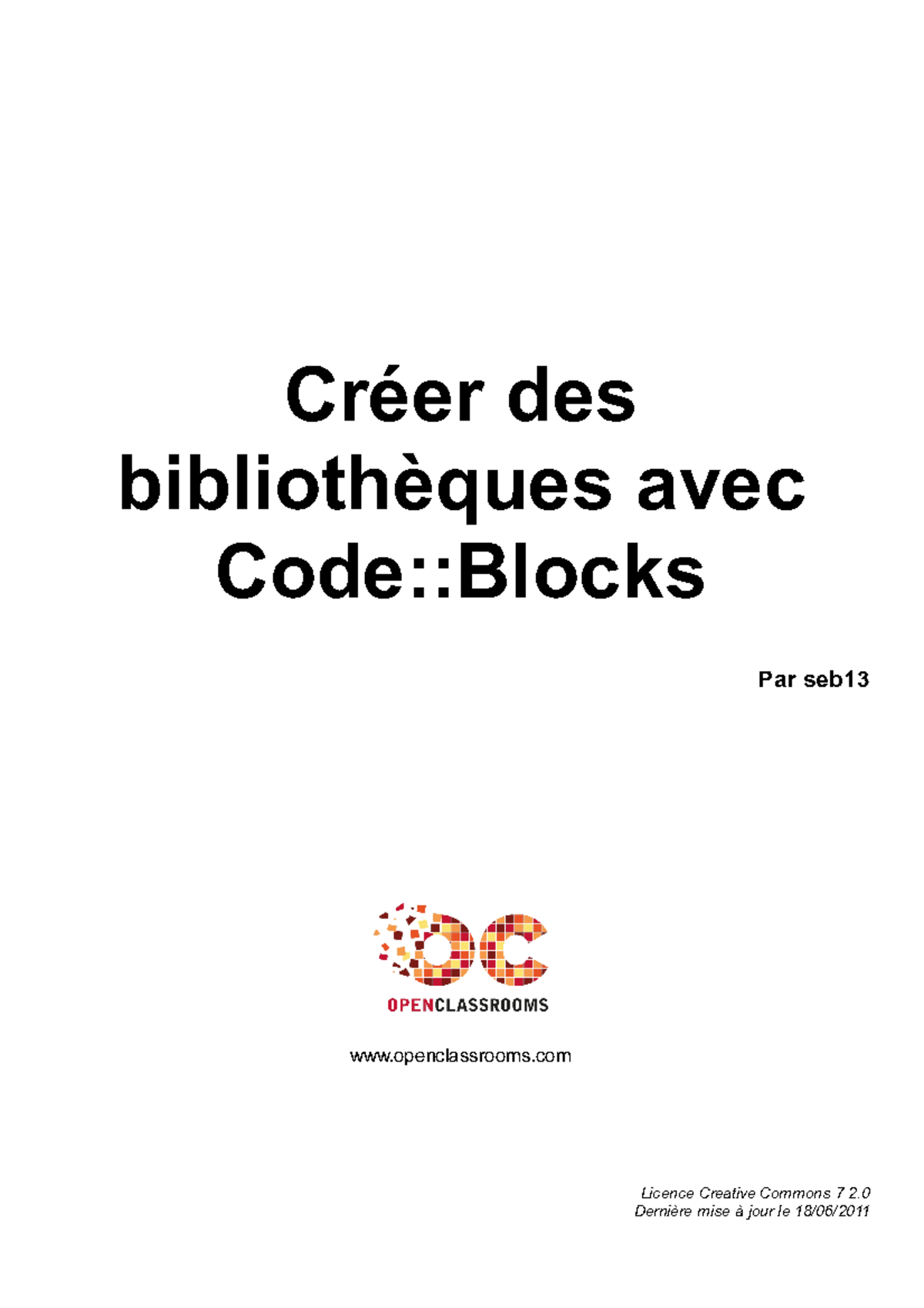 creer des bibliotheques avec code blocks - Créer des bibliothèques avec ...