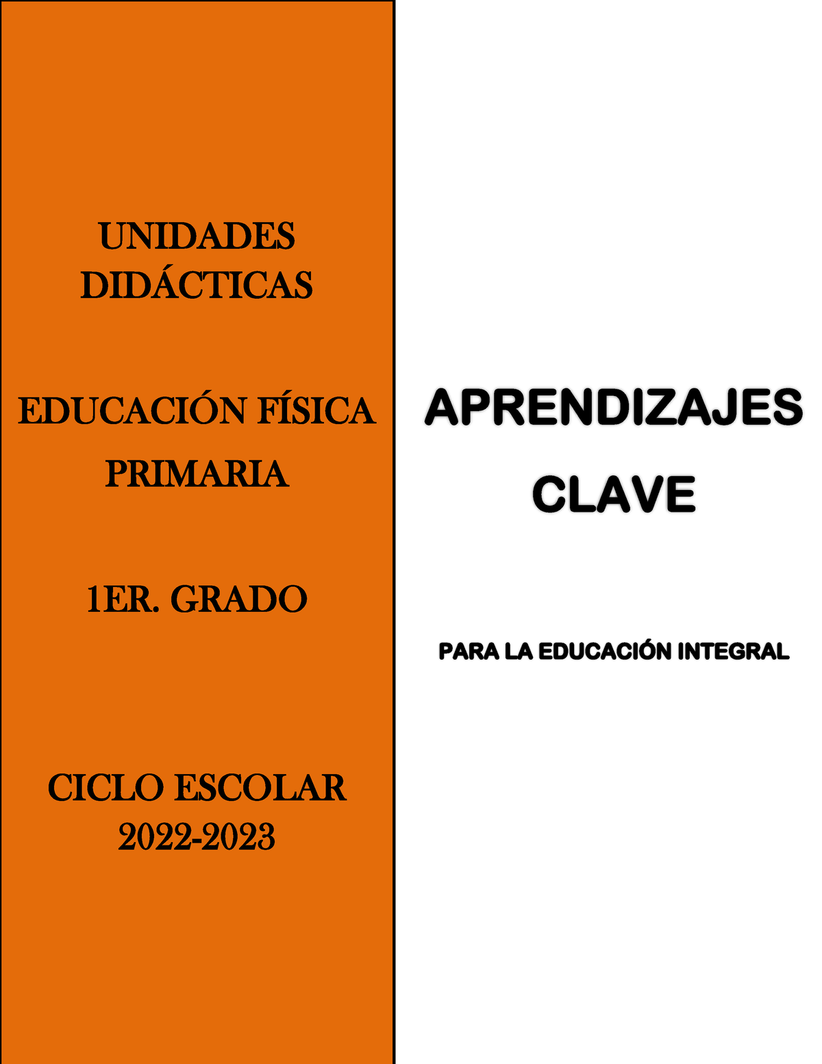 Unidades Didácticas 1° - UNIDADES DID¡CTICAS EDUCACI”N FÕSICA PRIMARIA ...