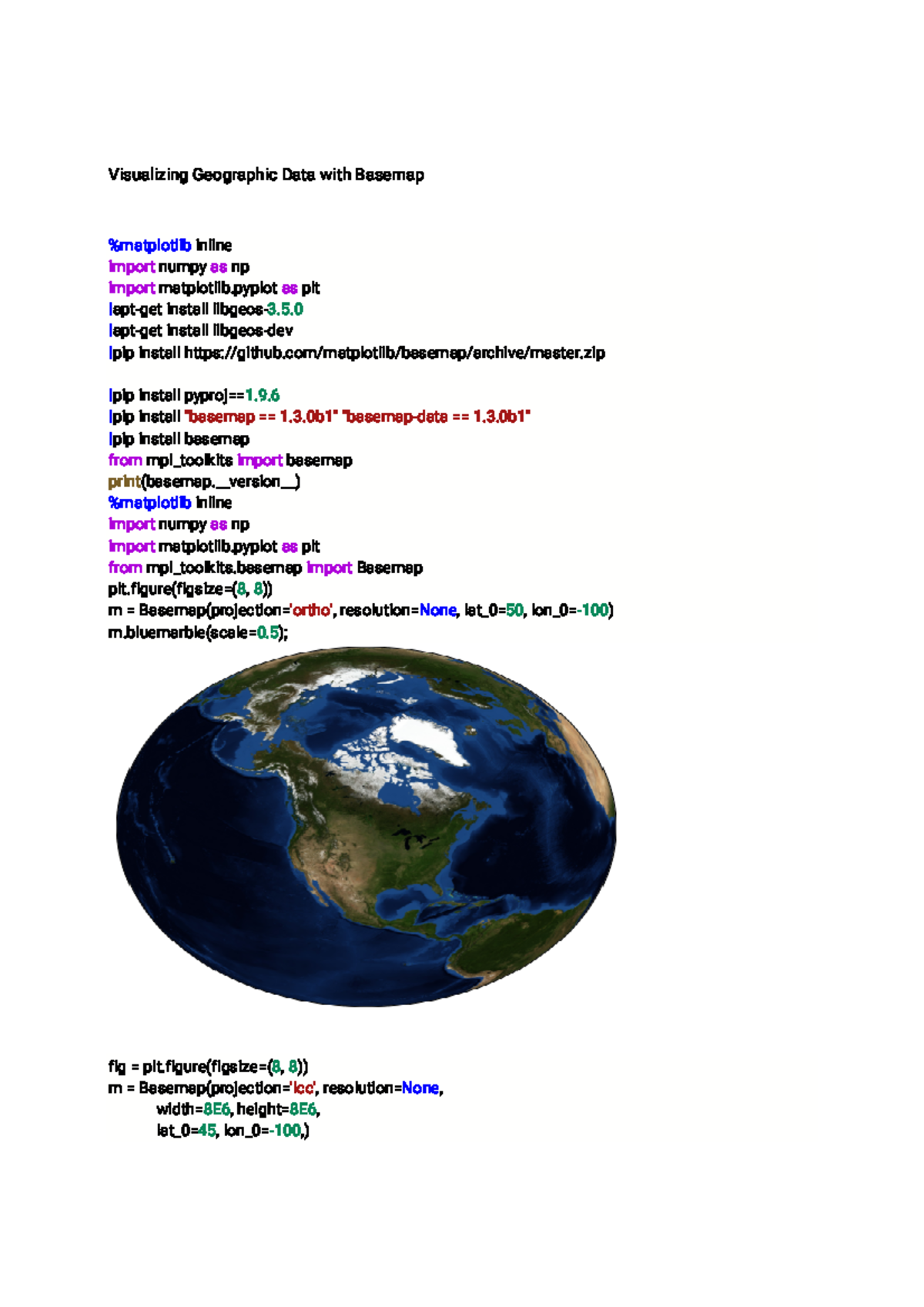 Visualizing Geographic Data with Basemap - Visualizing Geographic Data ...