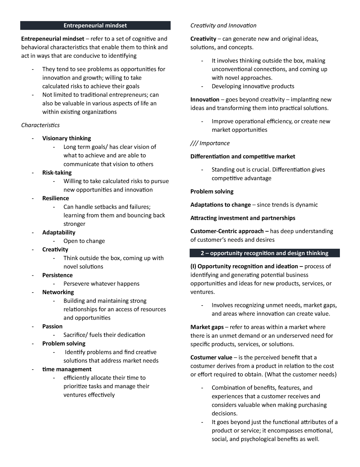 2-Entrepeneurial-mindset - Entrepeneurial mindset Entrepeneurial ...