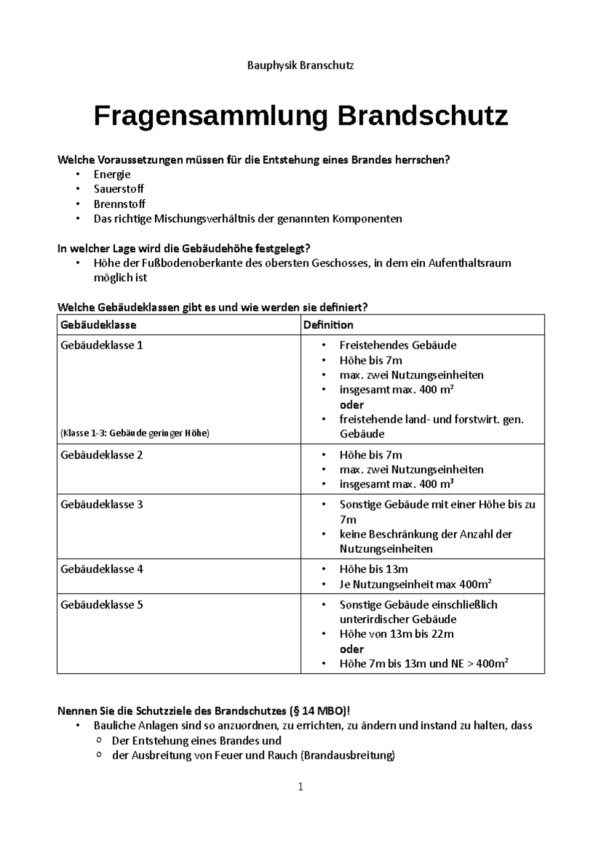 Brandschutz Fragensammlung - Warning: TT: undefined function: 32