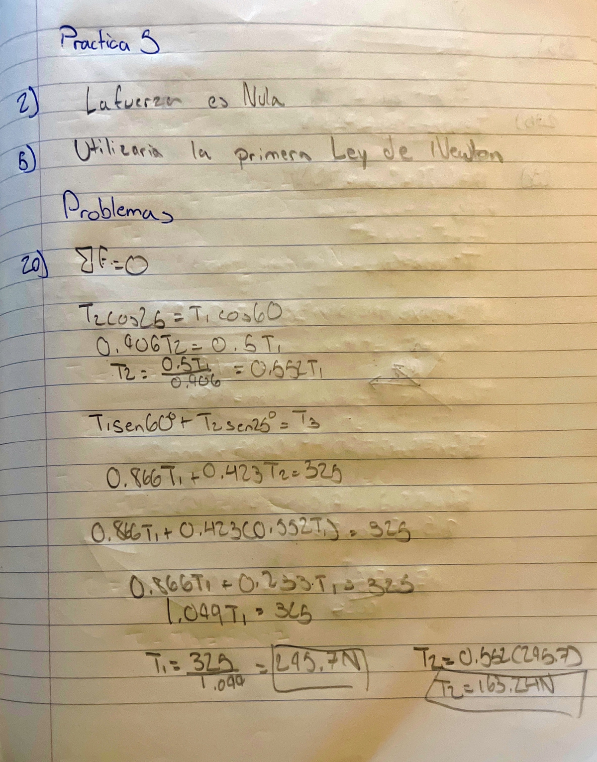 Jun 8, Doc 1 - vbkjk - Practica S 2) Lafuerza es Nula 5 Utilizaria la ...