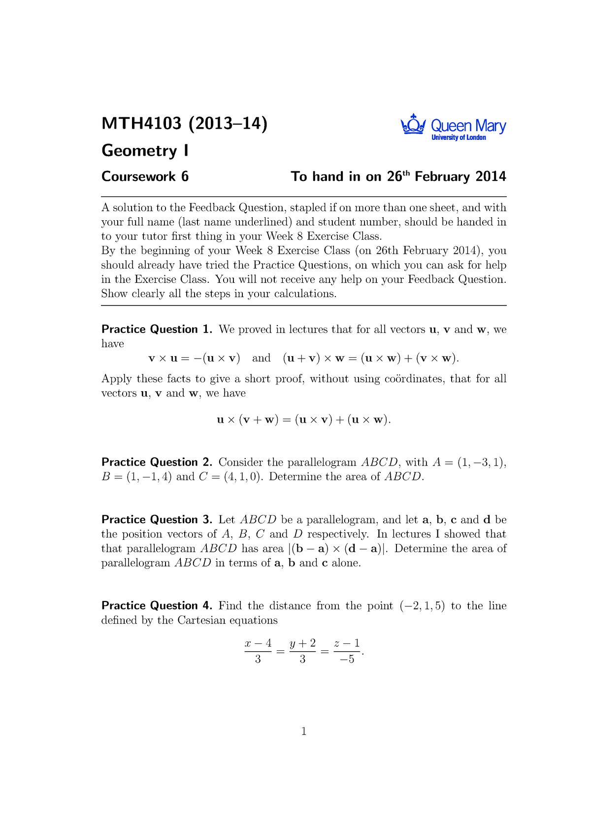 coursework-6-questions-mth4103-2013-14-geometry-i-coursework-6-to