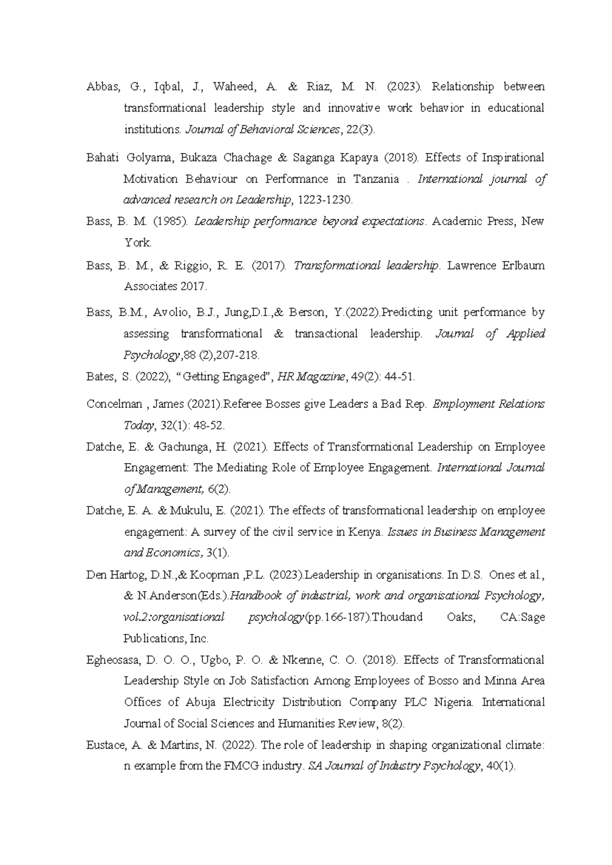 Abbas - TUTORIAL WORK - Abbas, G., Iqbal, J., Waheed, A. & Riaz, M. N ...