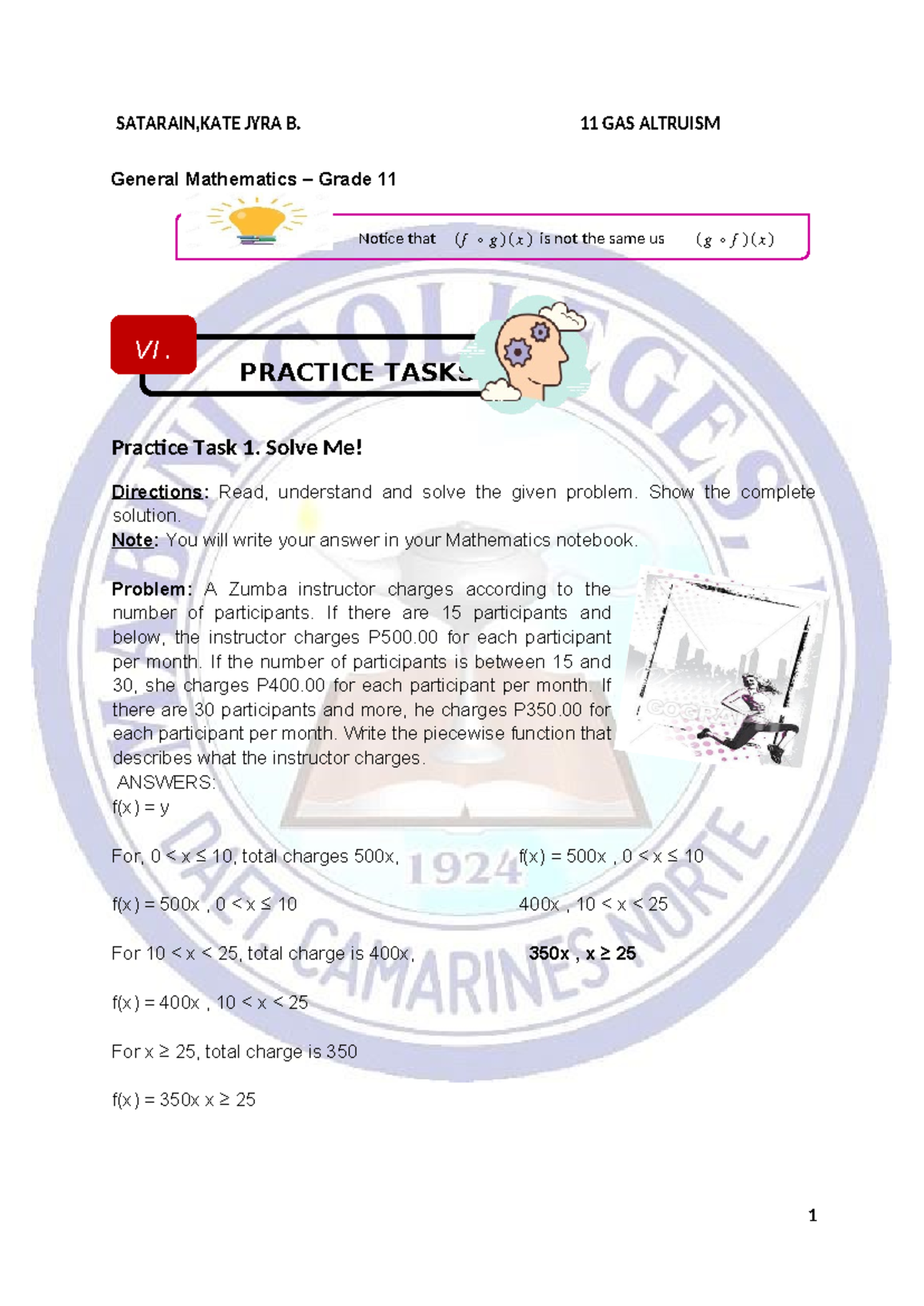 Gen Math Module 1 - HGHGHGHGHGHG - SATARAIN,KATE JYRA B. 11 GAS ...