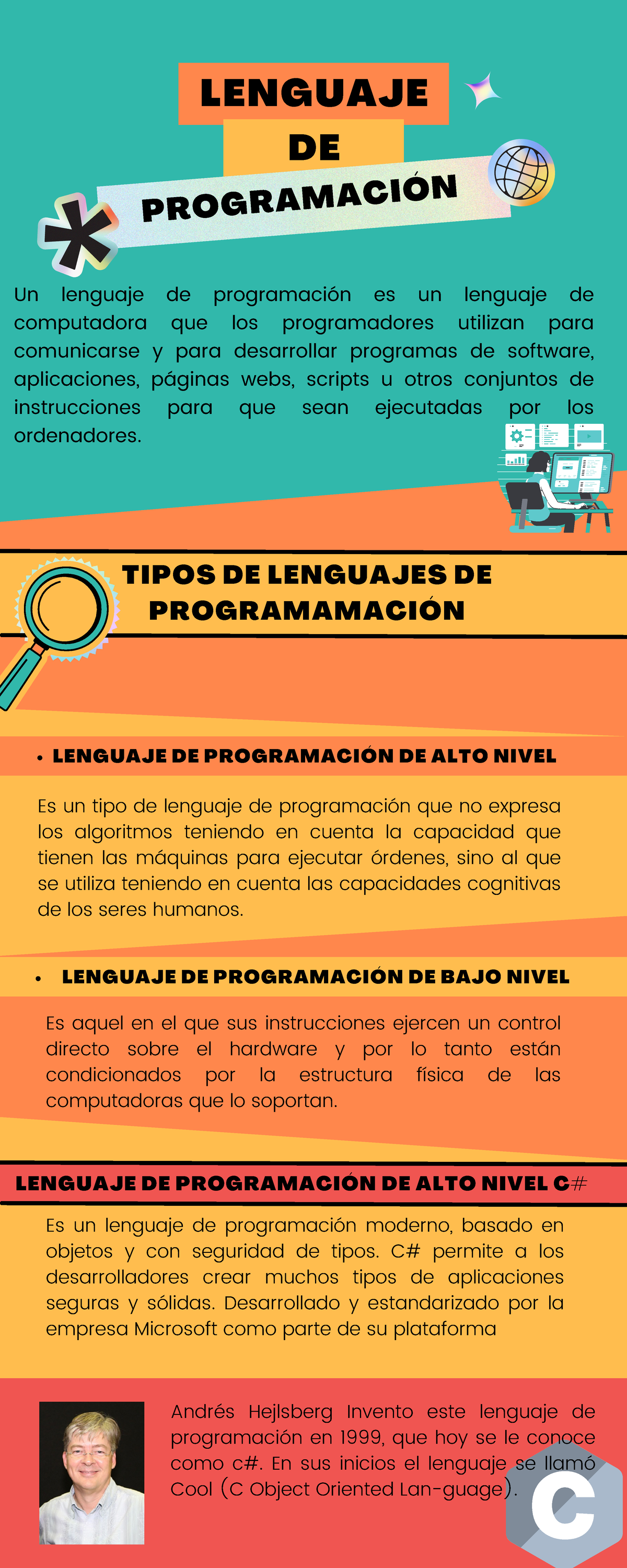 Lenguaje DE Programación - LENGUAJE DE PROGRAMACIÓN TIPOS DE LENGUAJES ...