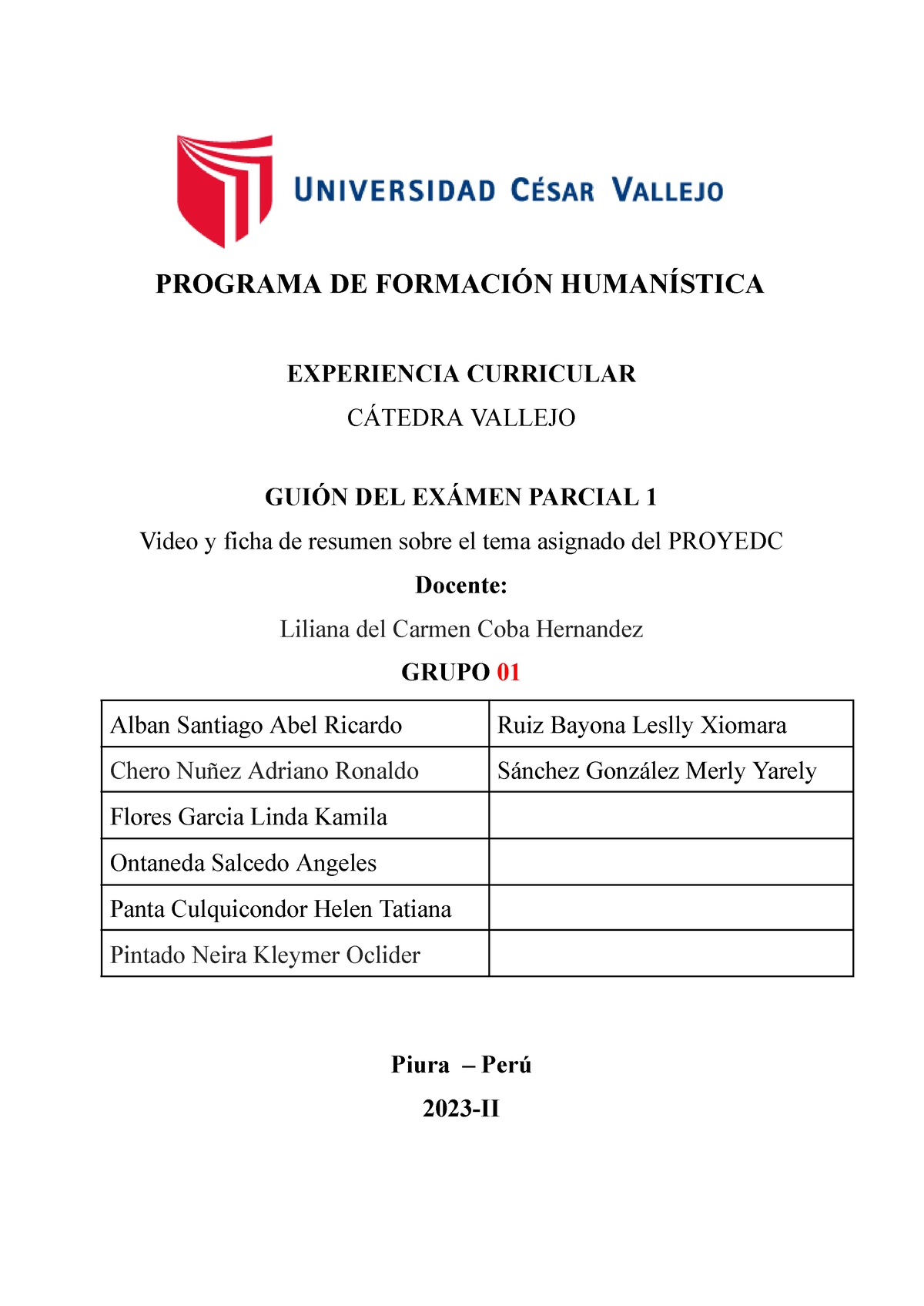 Guion PARA EL Examen Parcial DE Cátedra Vallejo- Sesión 4 (1 ...