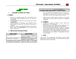 14006673 Consti 2 reviewer - CONSTITUTIONAL LAW II I. Nature of the ...