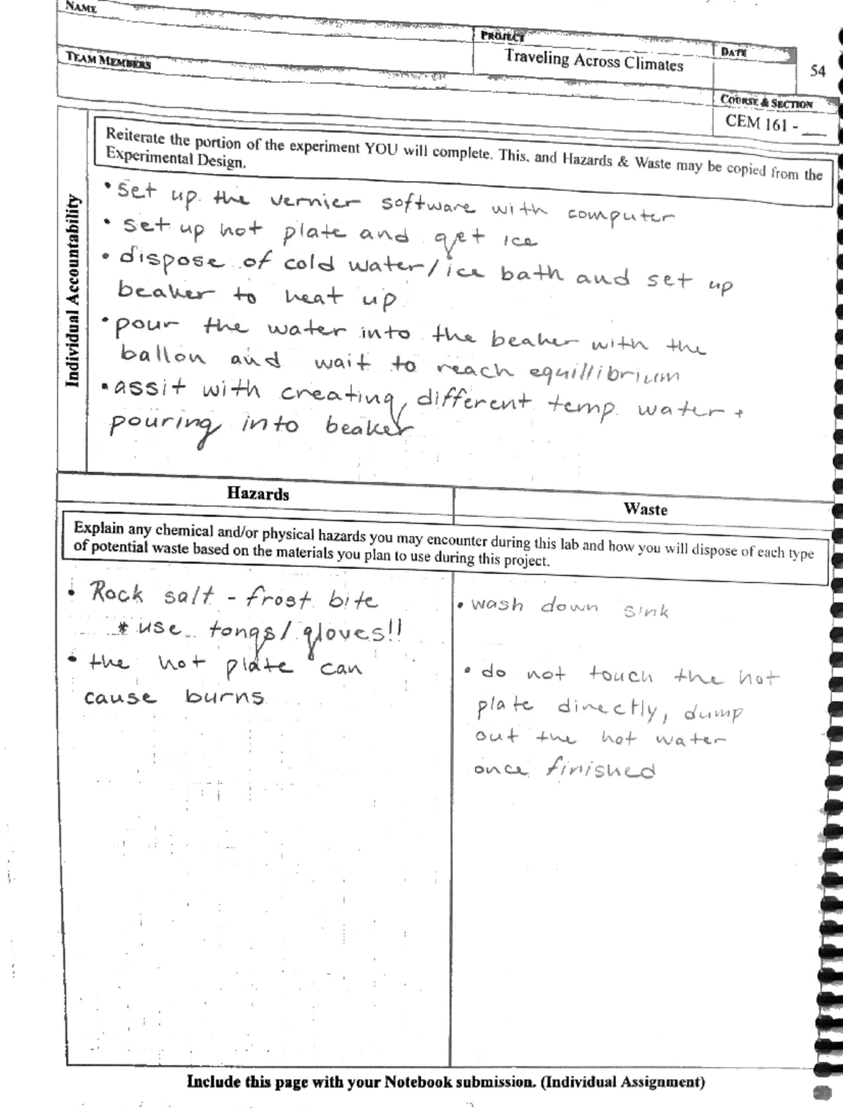 2024-02-06 19-17 - lab notebook - CEM 161 - Studocu