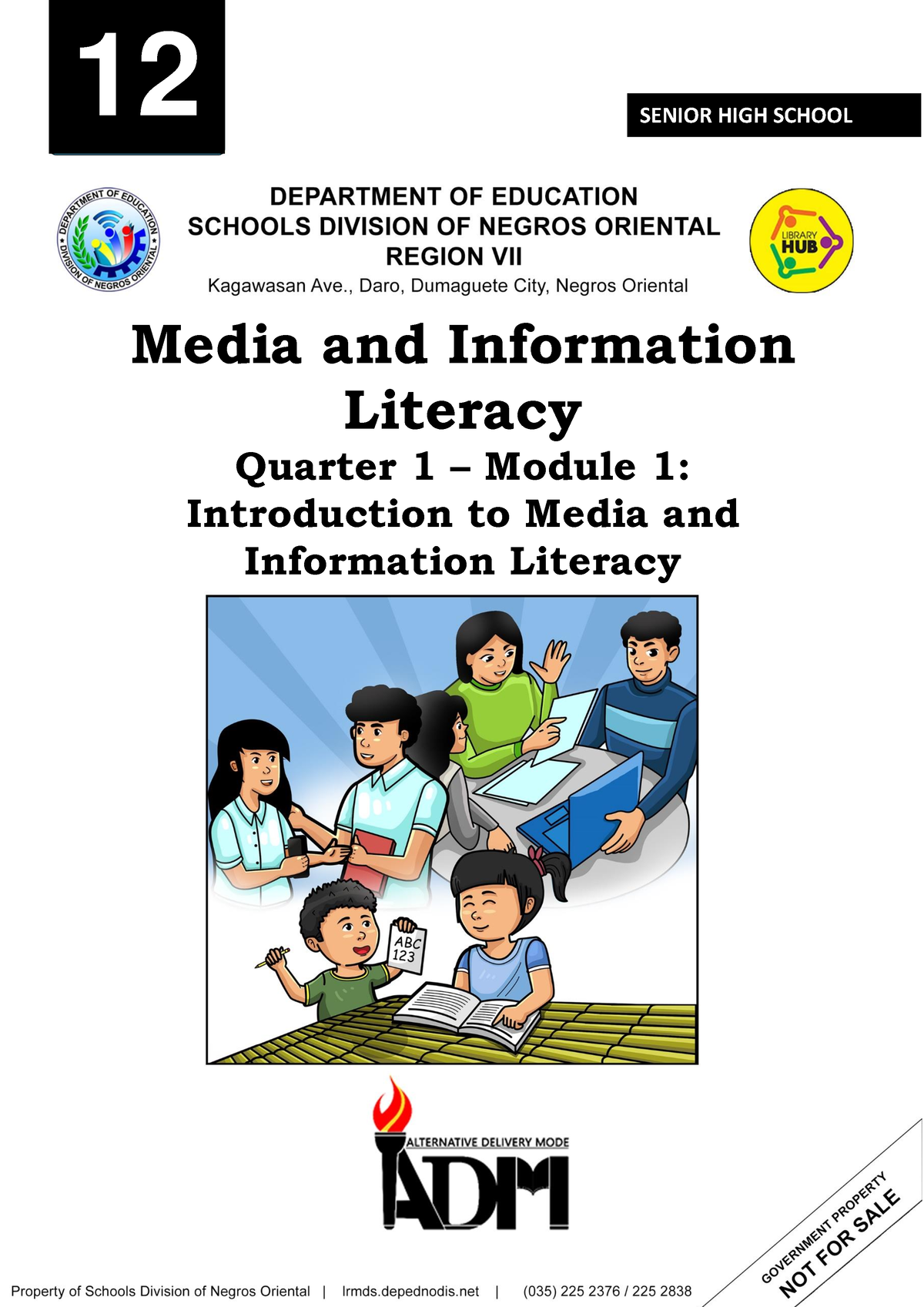 Mil 0101 For Shs 12 1212 Senior High School Media And Information Literacy Quarter 1 2979