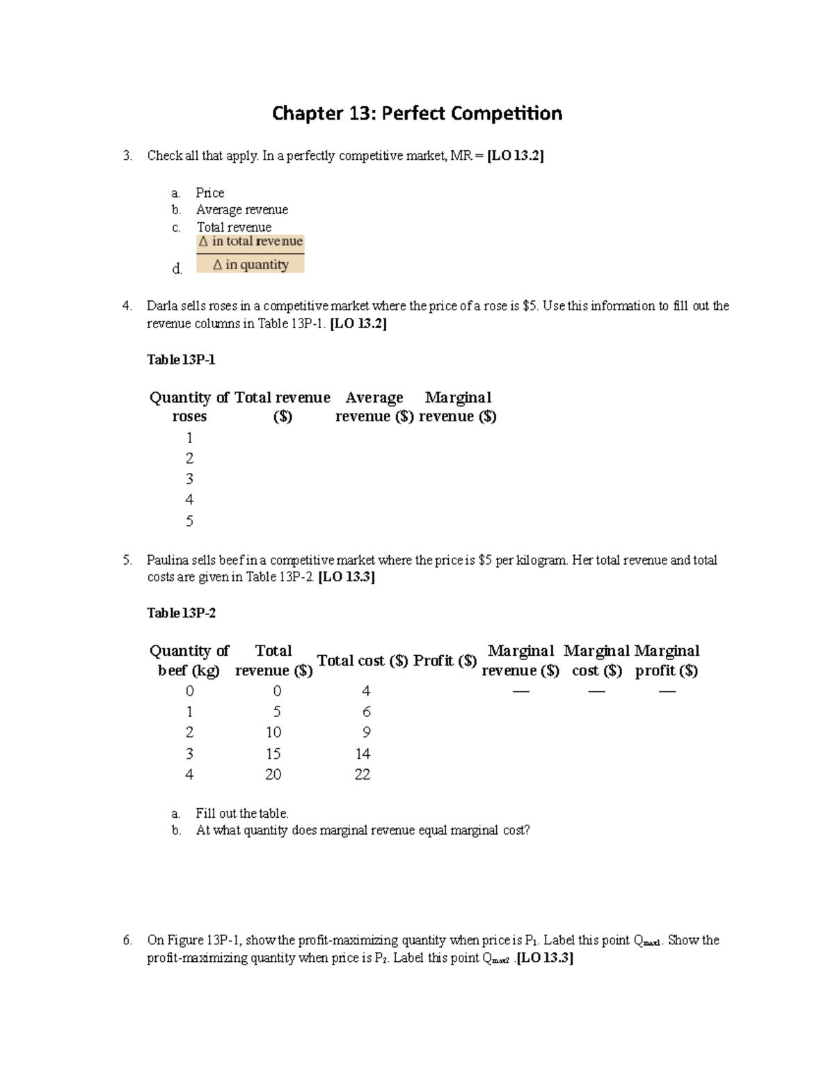 Chapter 13 - Lecture Notes, From The Textbook And With Practice ...