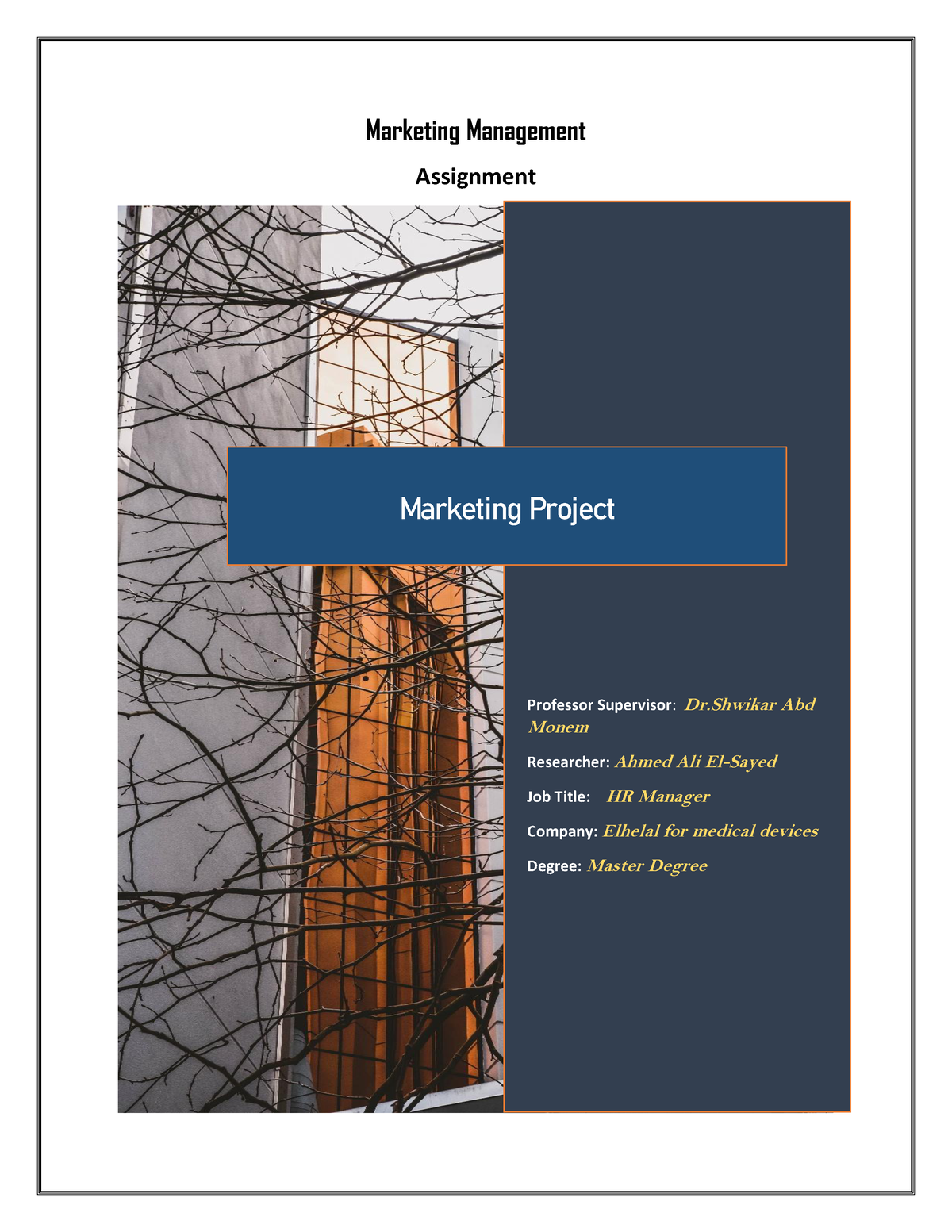 marketing management case study pdf