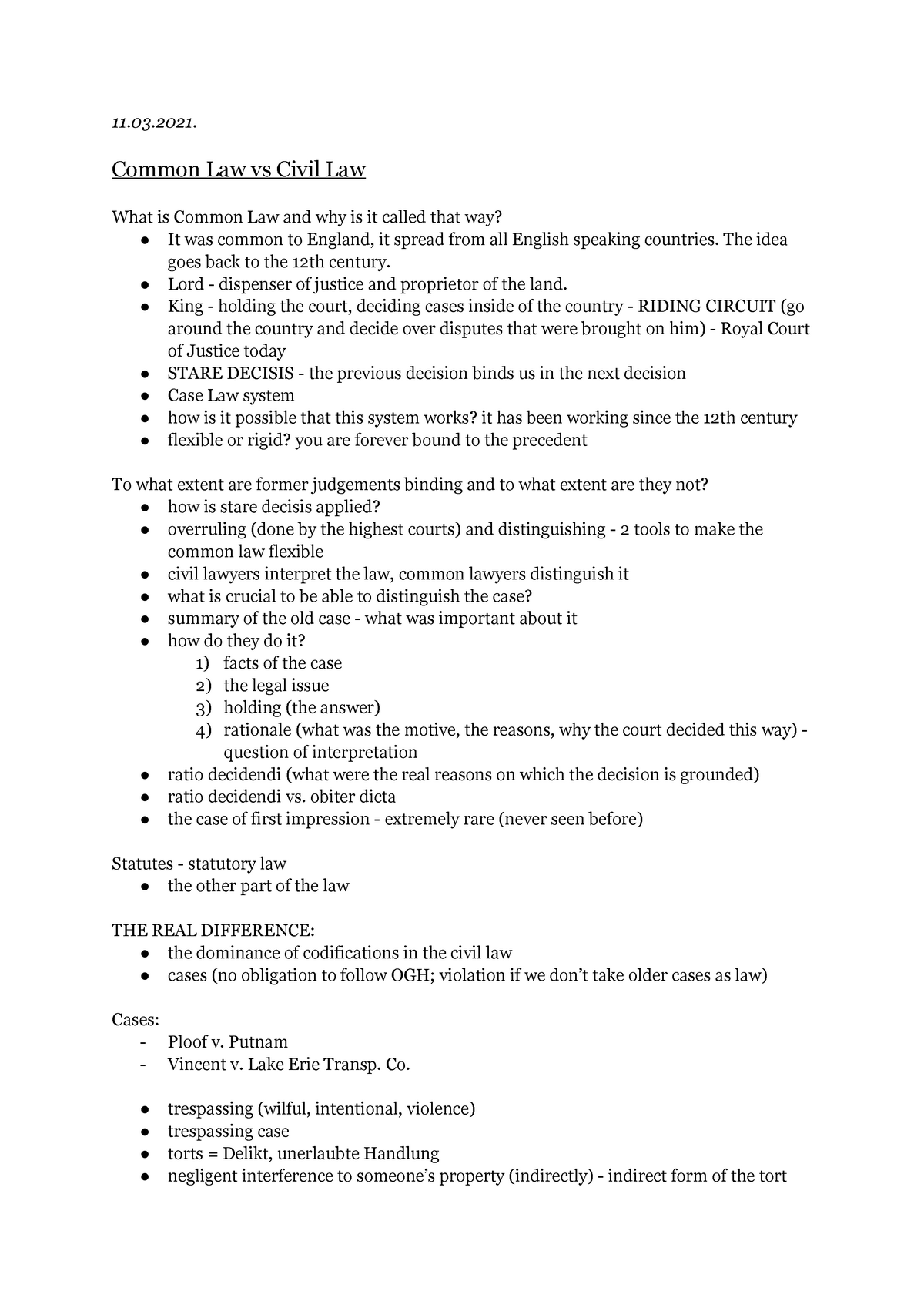 introduction-to-us-law-vorlesungsnotizen-1-10-11-03-common-law-vs