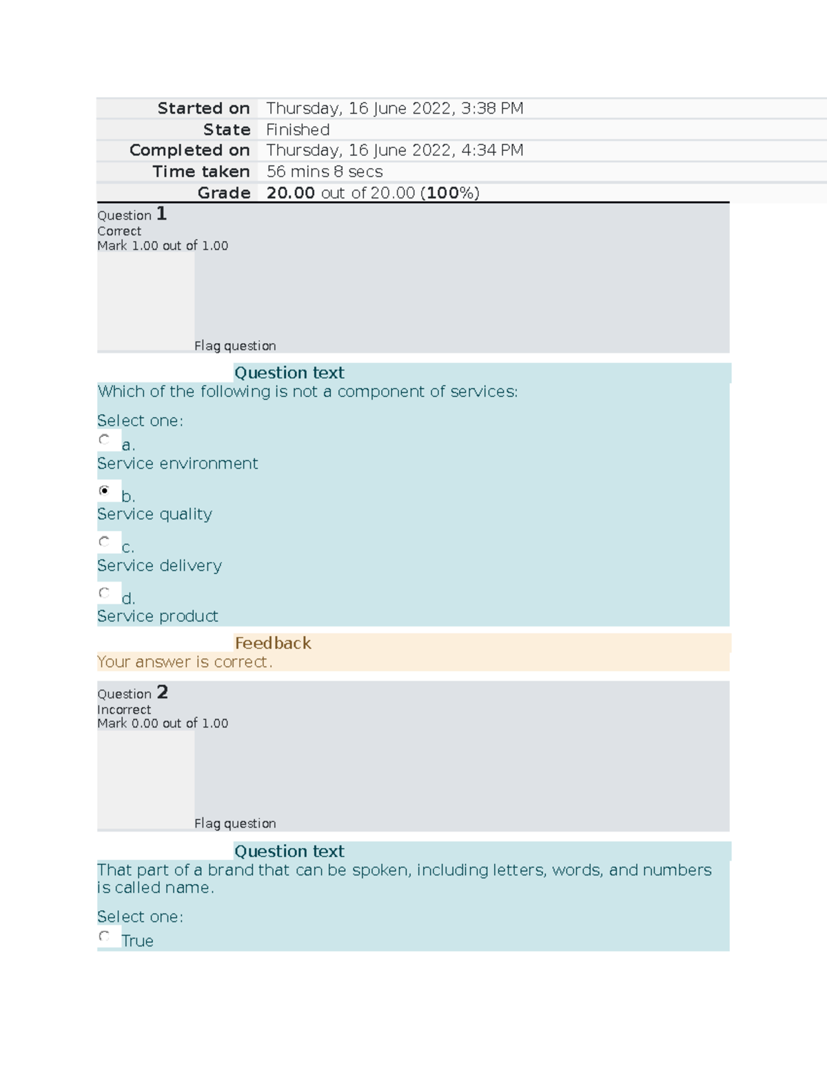 Midterm Q1 - UGRD-BAMM6204 Professional Salesmanship - Started On ...