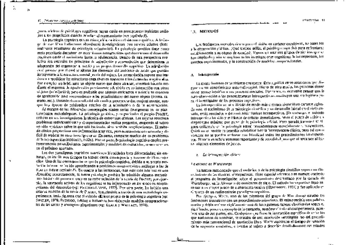 De Vega Intro Psi Cognitiva - 40 Estructuras y procesos de base