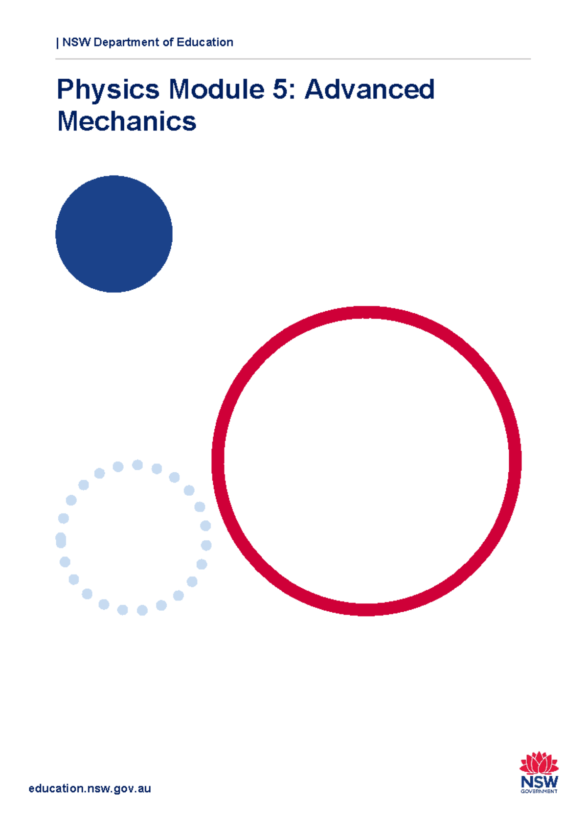Science s6 physics module 5 advanced mechanics - | NSW Department of ...