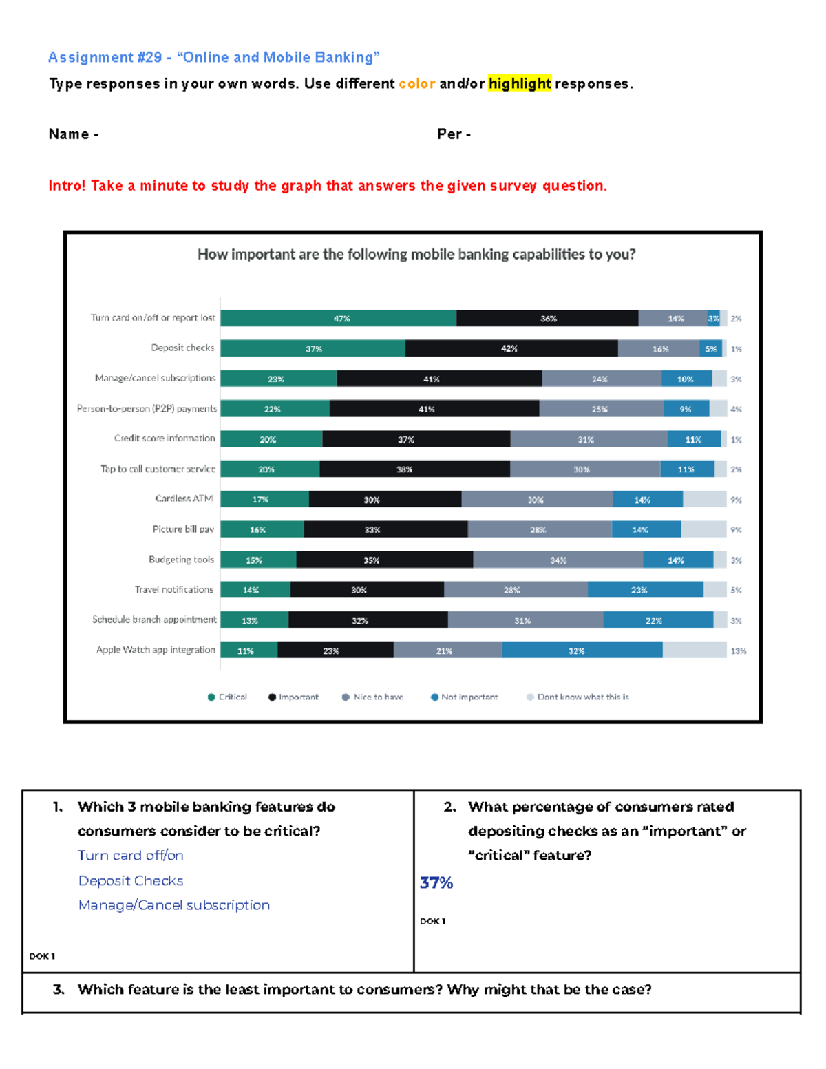 Copy of Assignment 29 and Mobile Banking” Assignment 29
