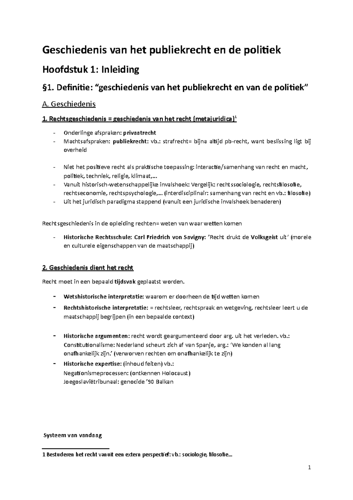 Geschiedenis Van Het Publiekrecht En Politiek - Definitie ...