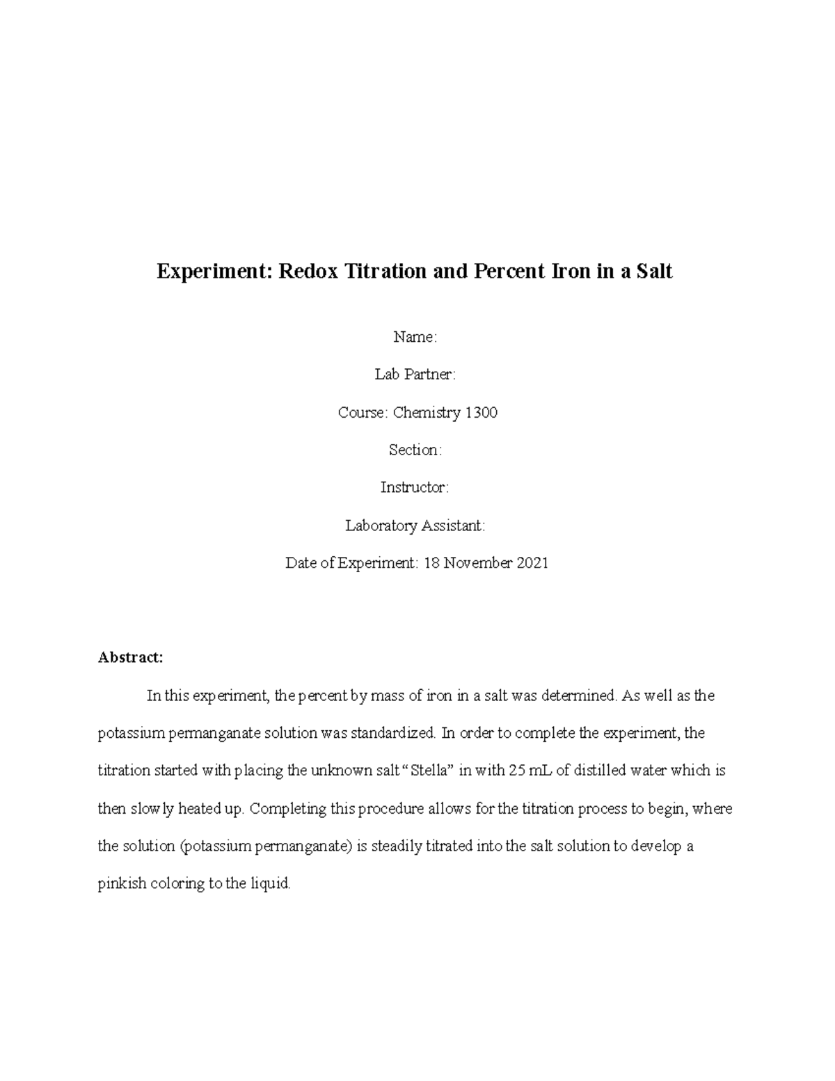 formal-lab-report-redox-titration-experiment-redox-titration-and