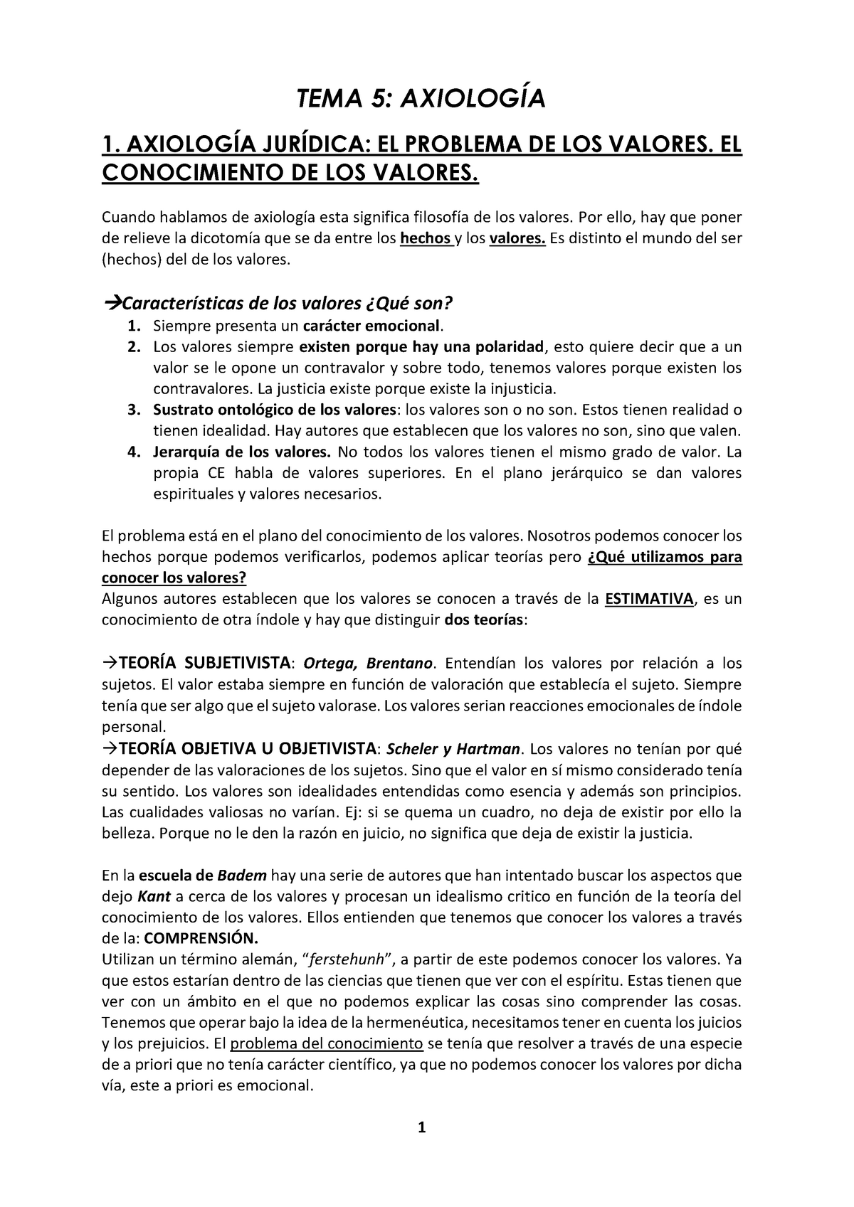 Axiología Fernando Navarro Tema 5 AxiologÍa 1 AxiologÍa JurÍdica El Problema De Los 7613