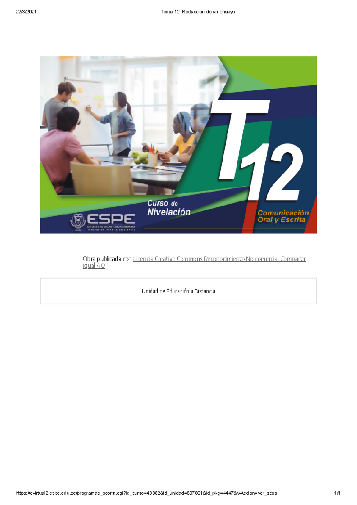 Tema 12 Redacción De Un Ensayo Comunicación Oral Y Escrita Espe Tema 12 Redacción De Un Ensayo Comunicación Oral Y Escrita Espe