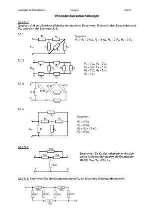 Grundlagen Elektrotechnik - Was versteht man unter dem Begriff ...