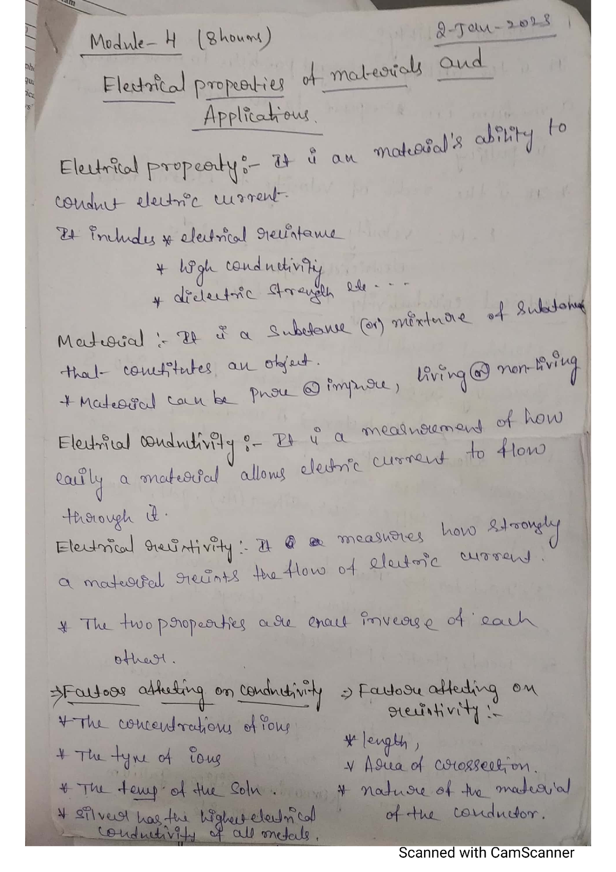 Electrical Properties Of Materials And Application - Engineering ...