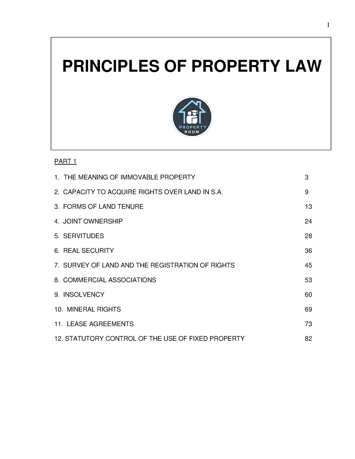 property law research topics