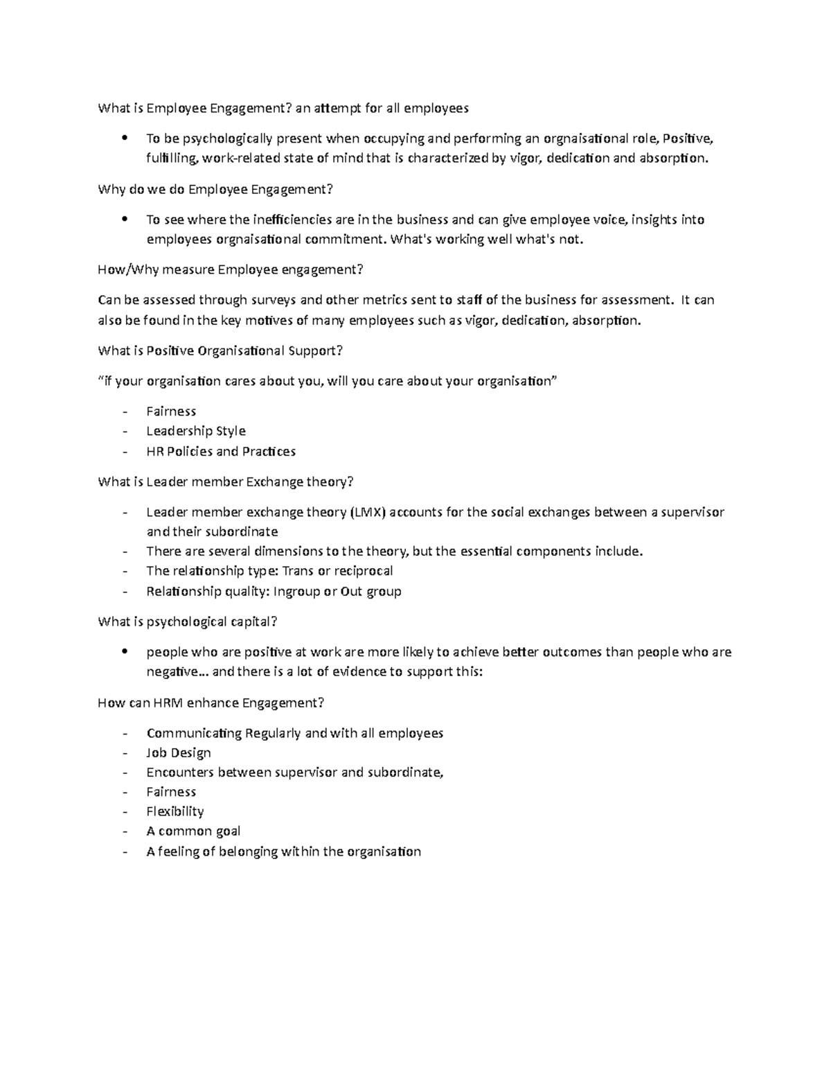 Employee Engagement Tutorial Answers - What is Employee Engagement? an ...