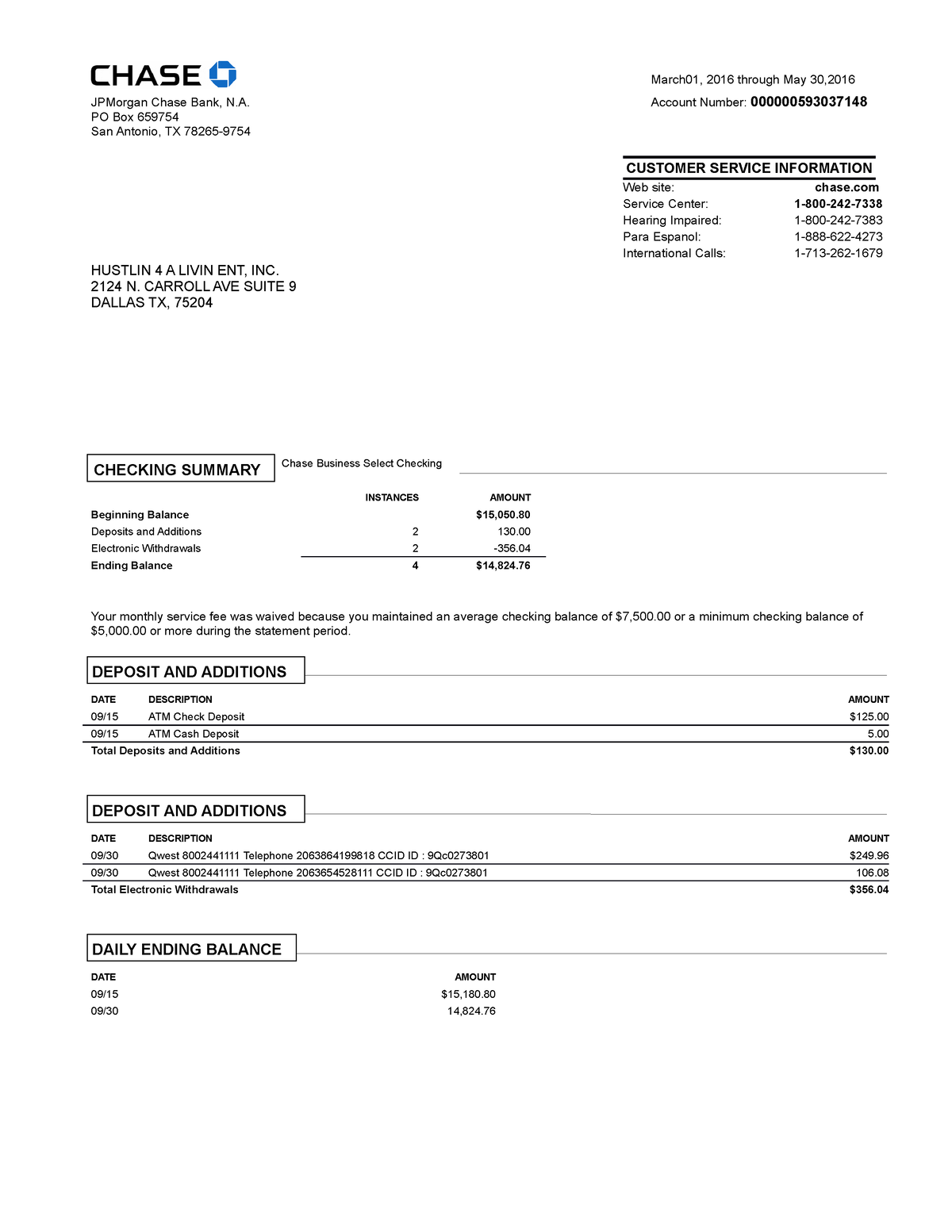 chase-bank-statement-template-lab-march01-2016-through-may-30
