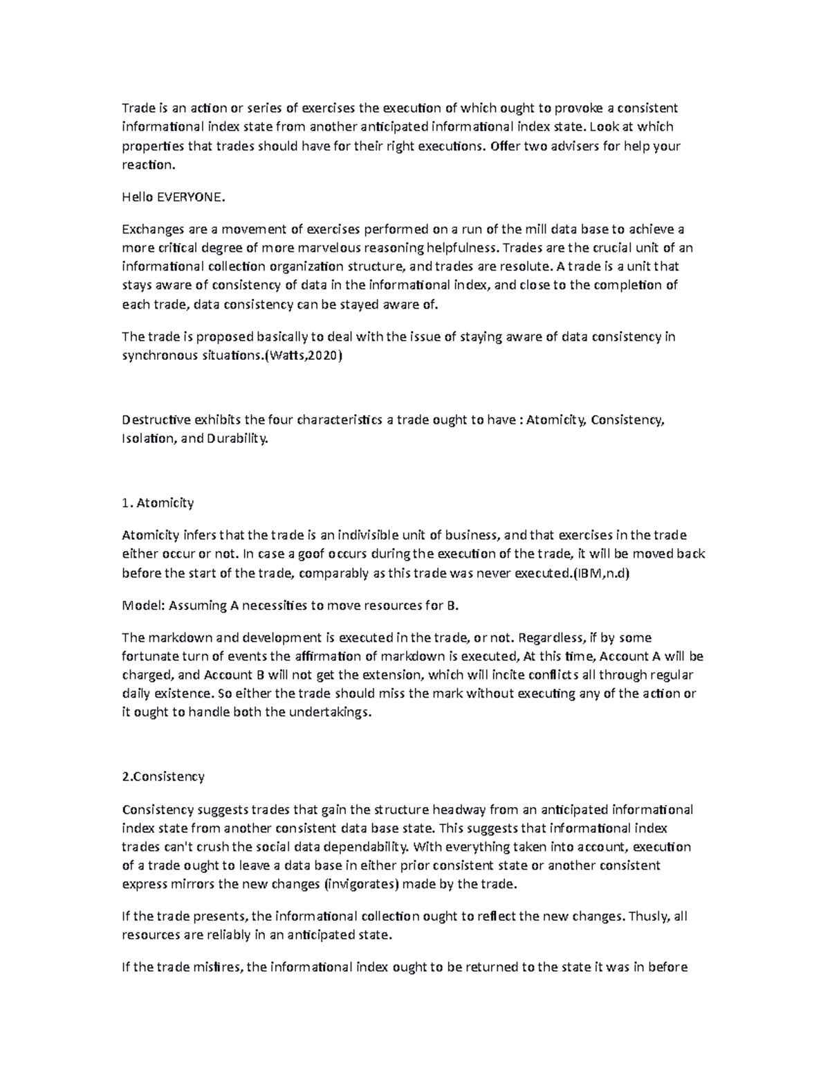 Discussion forum unit 7 - CS 3306 - UoPeople - Studocu