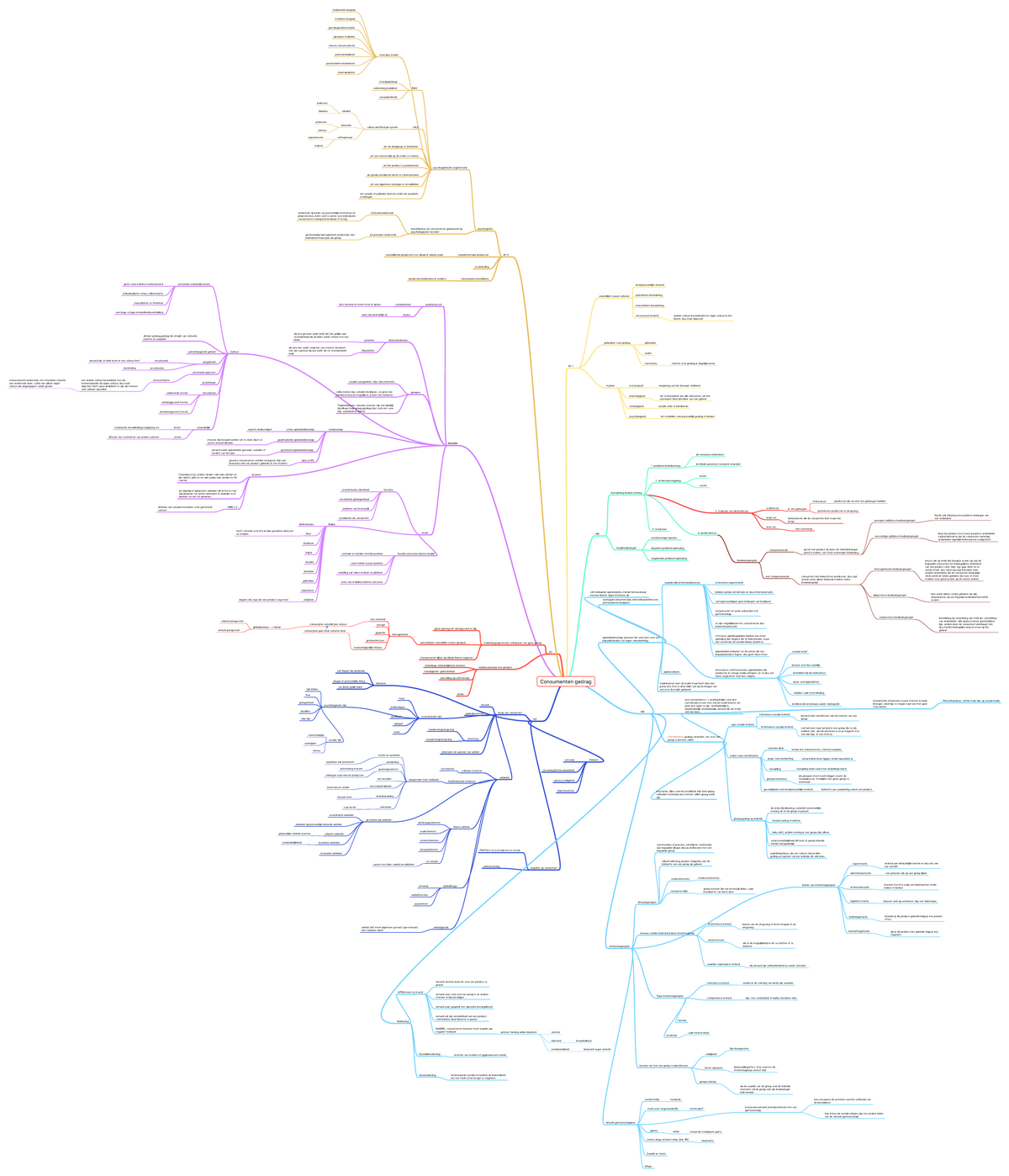 Consumenten Gedrag Mindmap - Consumenten Gedrag H 1 ...