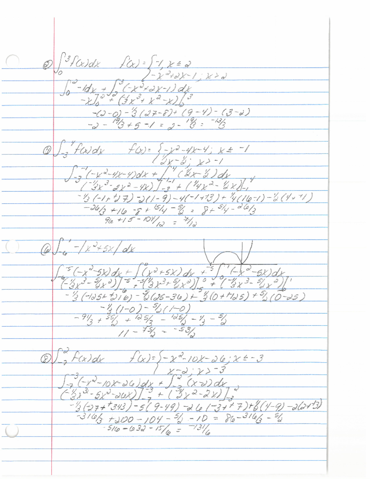 HW Answers - Integration coursework - MAT 211 - Studocu