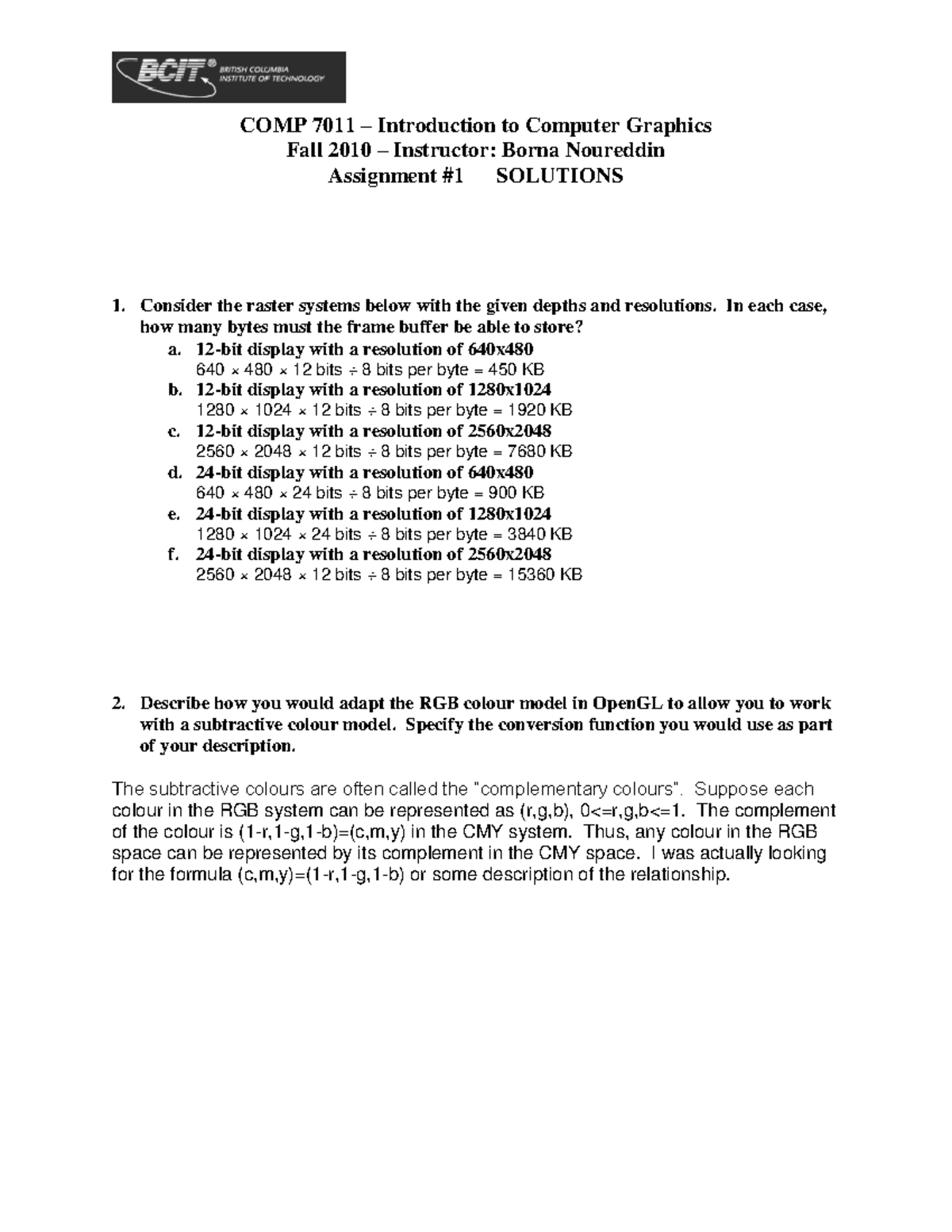 COMP7011 Assignment 1 Solutions - COMP 7011 – Introduction to Computer ...