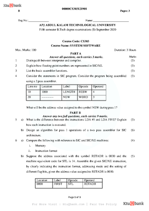 SS LAB Manual 18CSL66 - 1(a) Lex program to recognize a valid ...