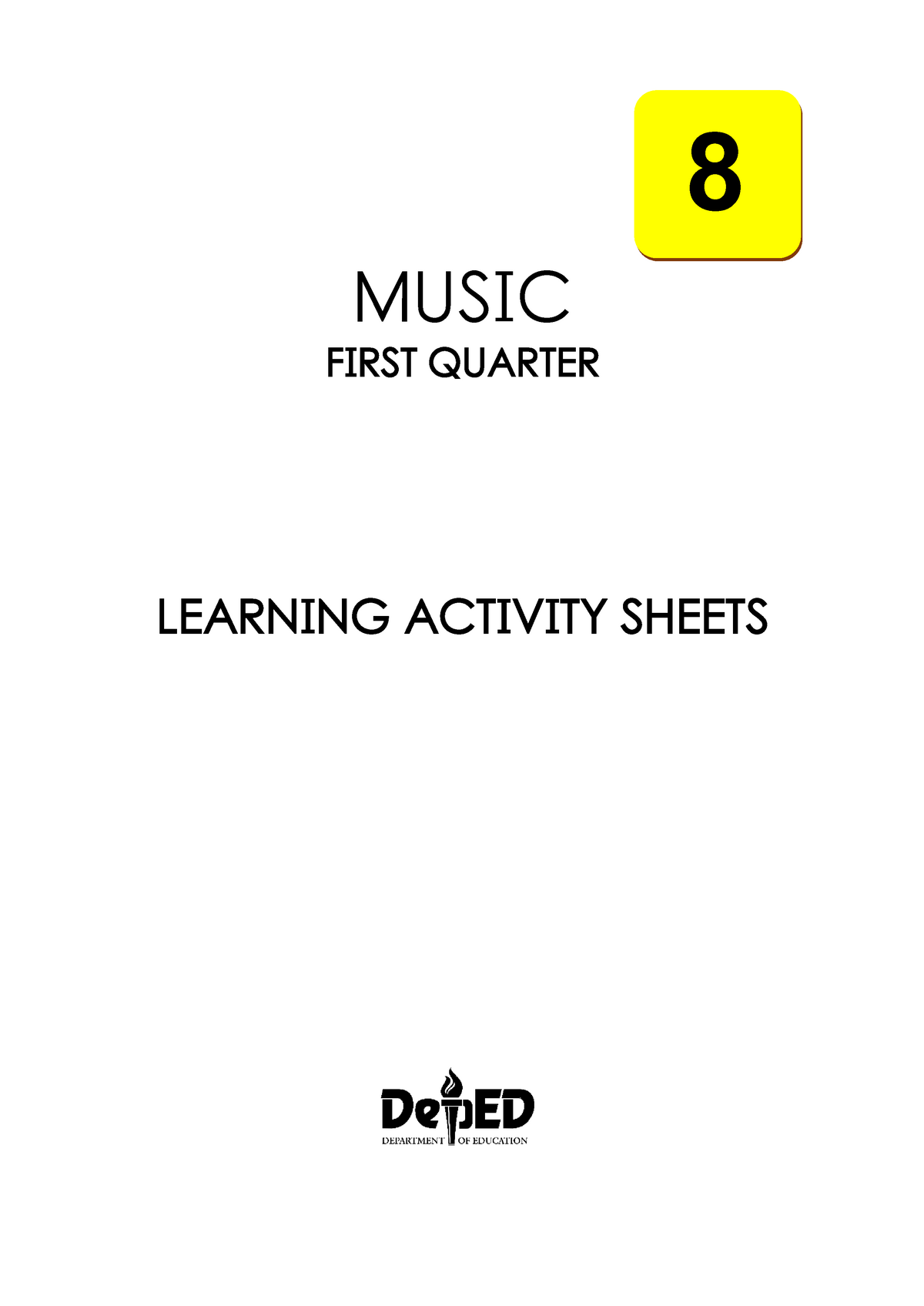 grade 8 music las 8 music first quarter learning activity sheets learning activity sheet in mapeh studocu