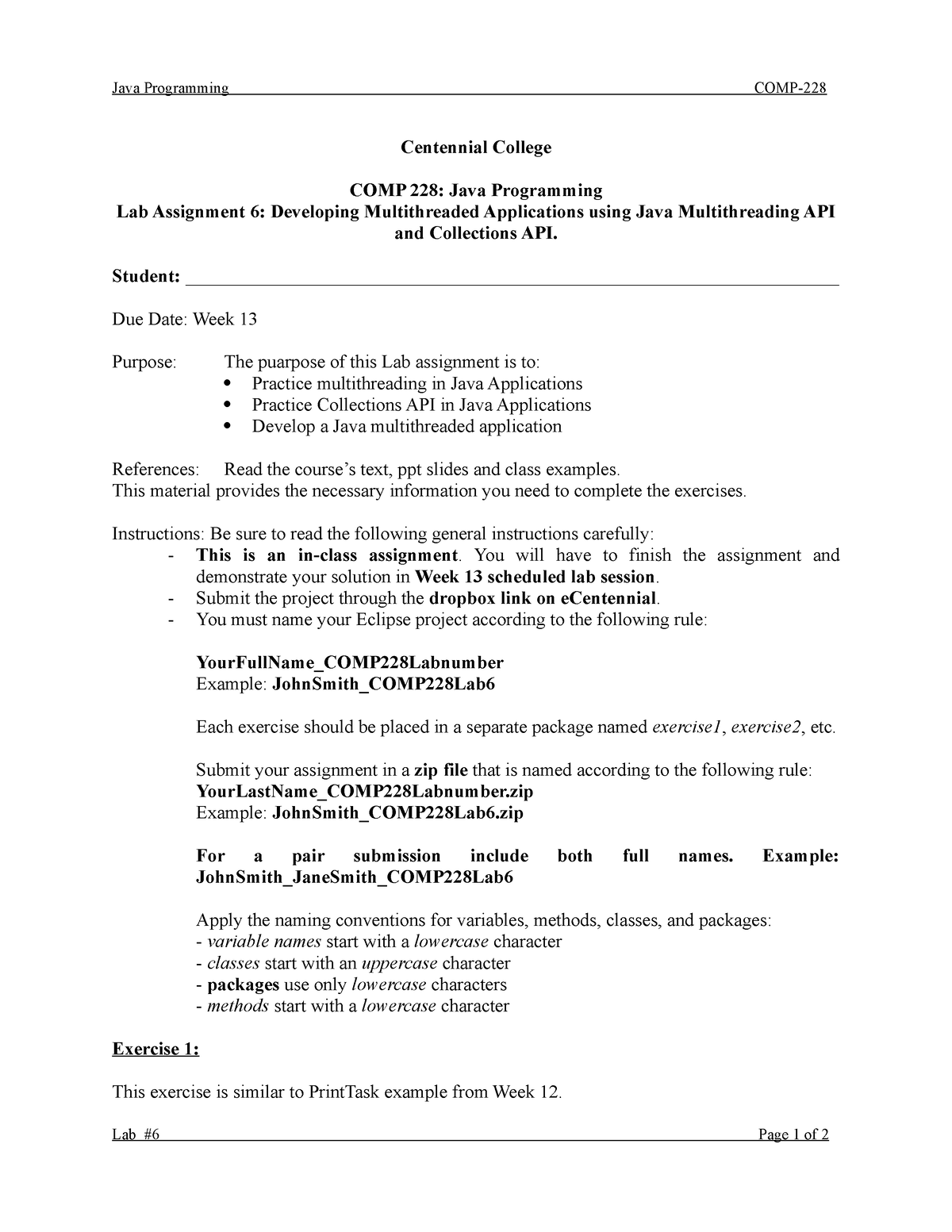 comp228lab6-java-java-programming-comp-centennial-college-comp-228