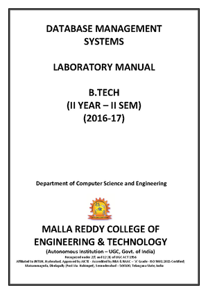 OS LAB Manual(R20A0584) - MRCET CAMPUS MALLA REDDY COLLEGE OF ...