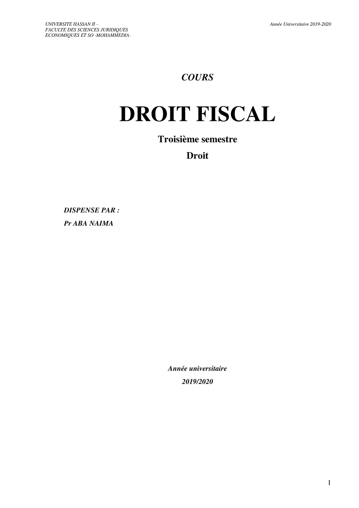 dissertation en droit fiscal