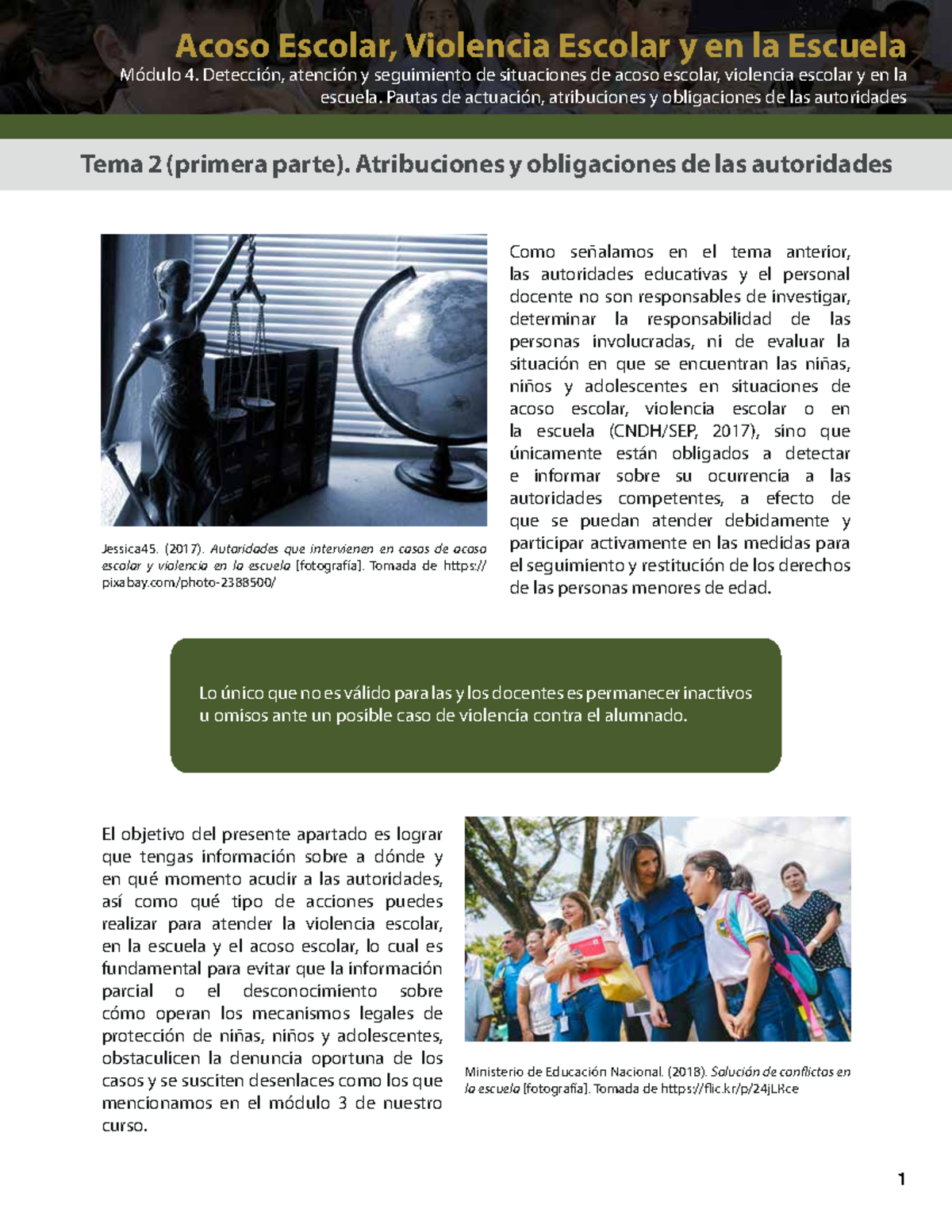 T2 atribuciones y obligaciones m4 - Acoso Escolar, Violencia Escolar y ...